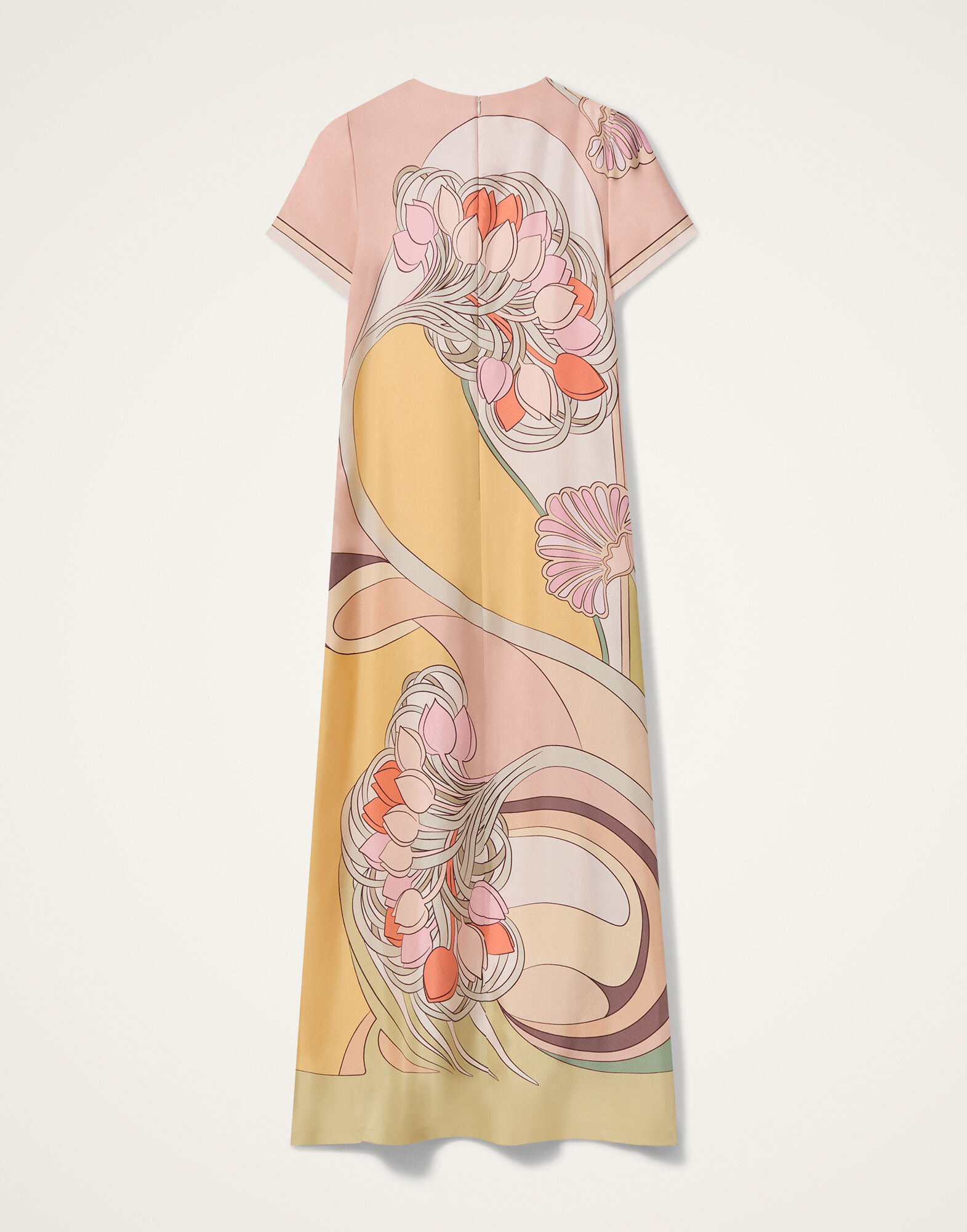 La DoubleJ Swing Dress Tulip Plac&eacute;e Pale Pink DRE0128SIL026TUL07PI02