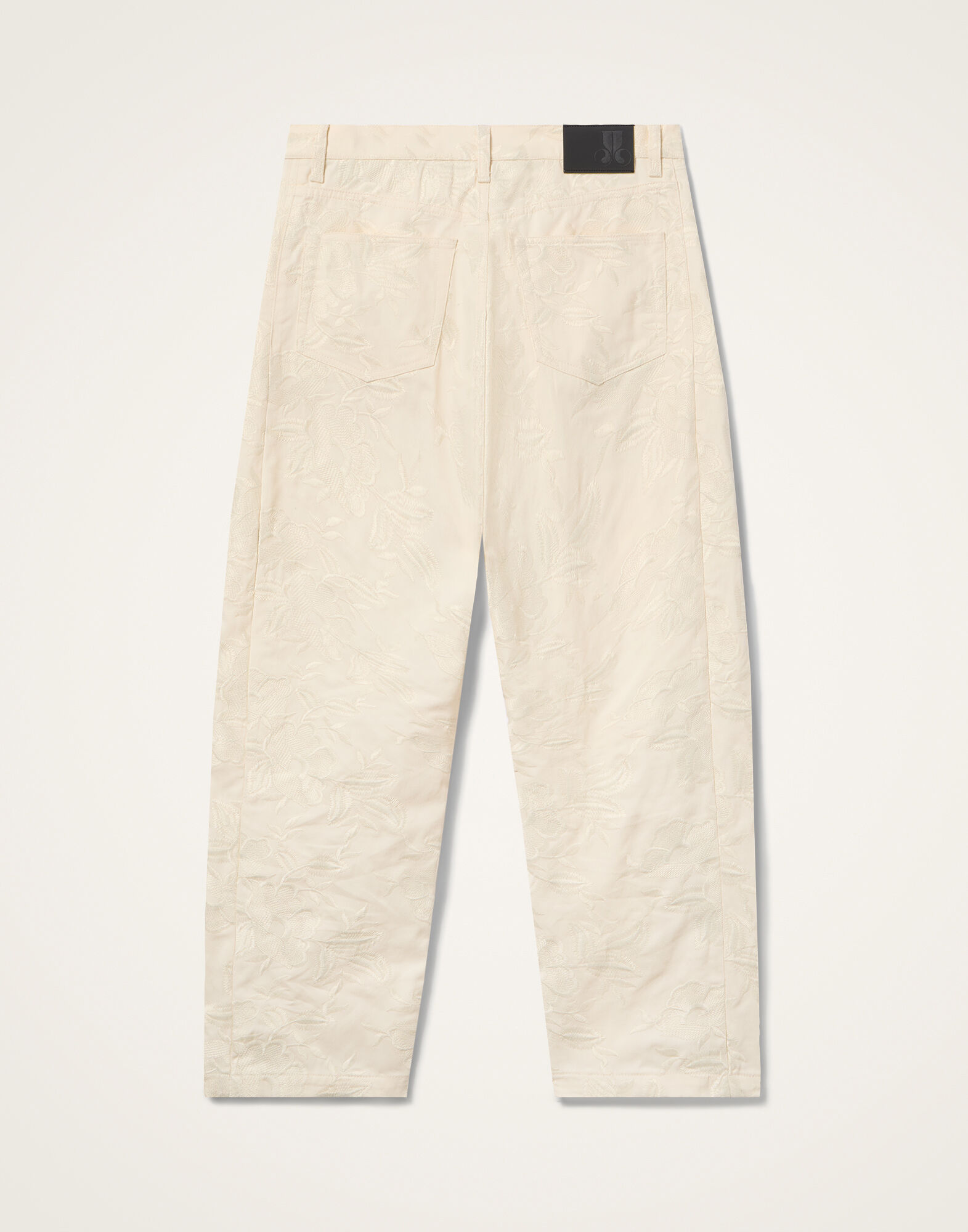 La DoubleJ Fancy Pants Solid Ecru TRO0196COT086SOLIDBR05