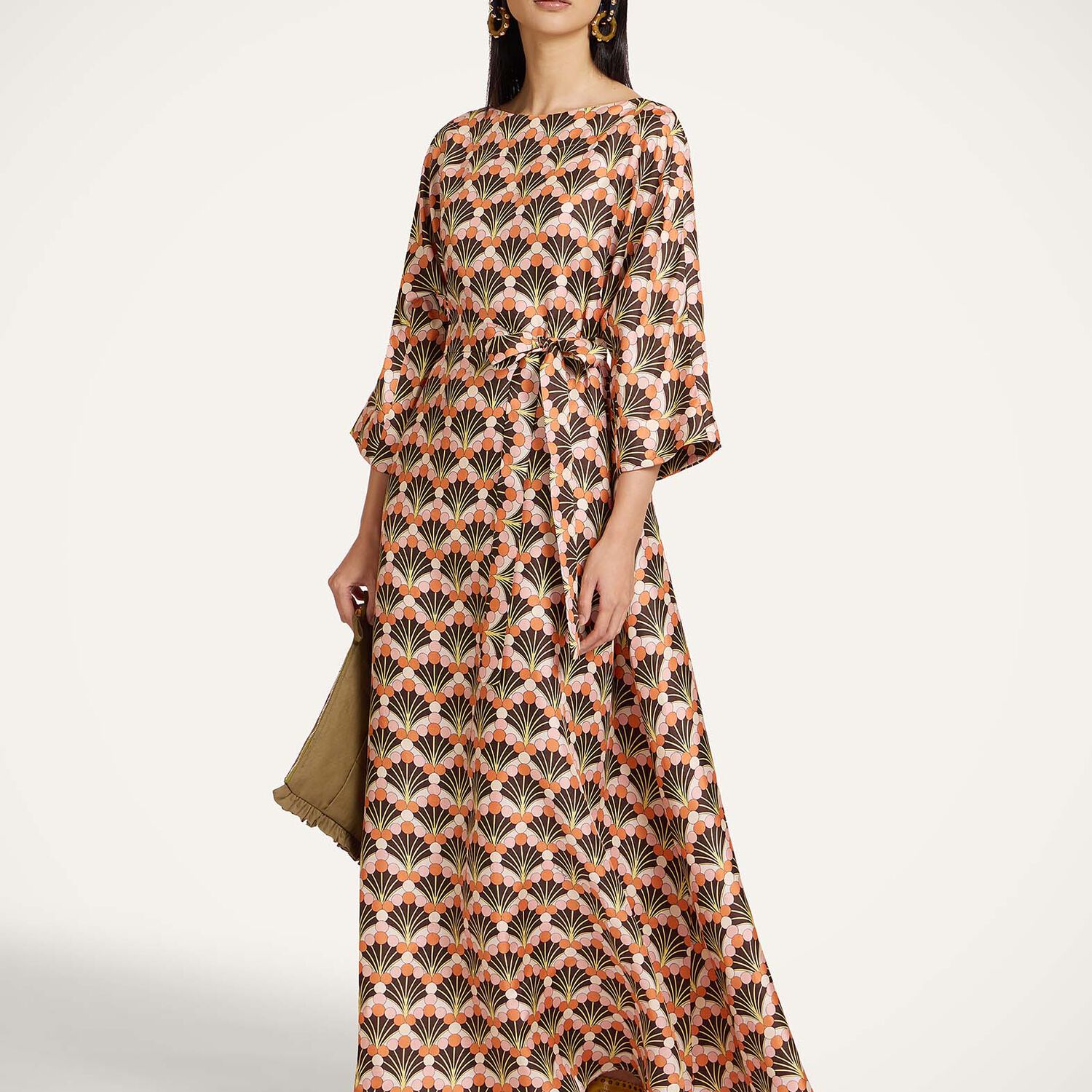 La Double J Muumuu Dress Round Neck