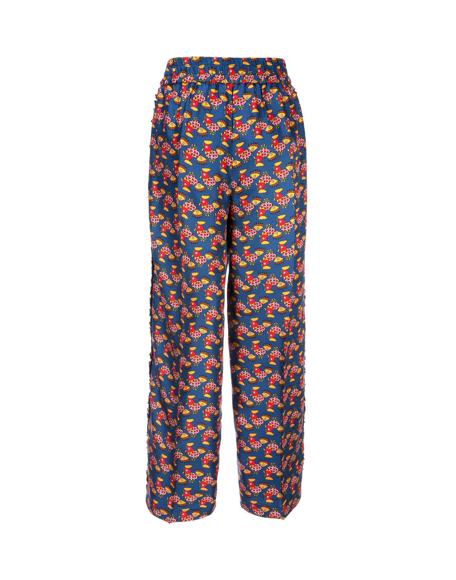 LaDoubleJ Ruffle Pants Galletti Blu TRO0002SIL001GAL0003