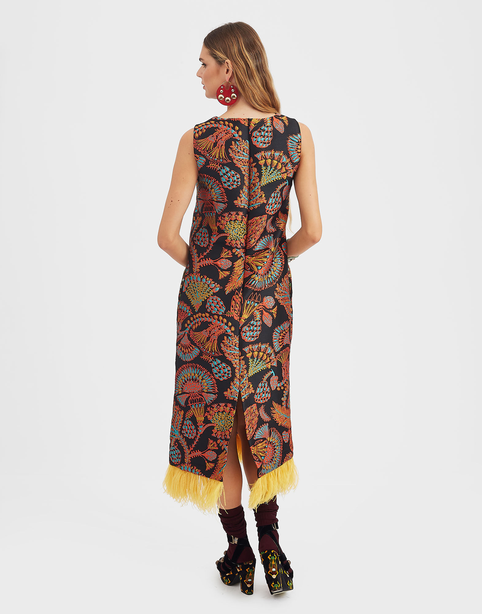 La DoubleJ Column Dress Sicomore Black DRE0549JCQ053SIC02BL01