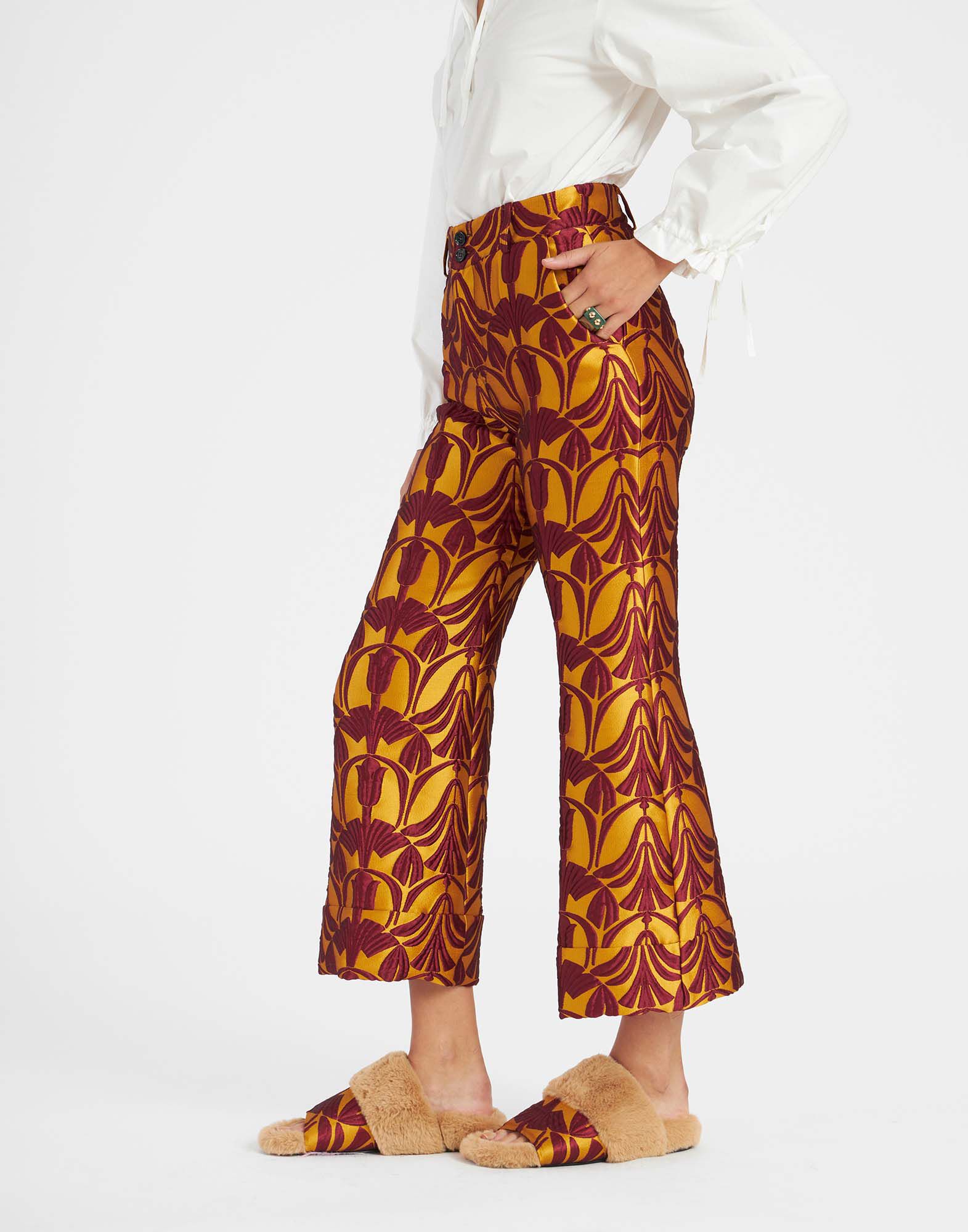 La DoubleJ Hendrix Pants Papyrus Gold TRO0014JCQ052PAY02YE05