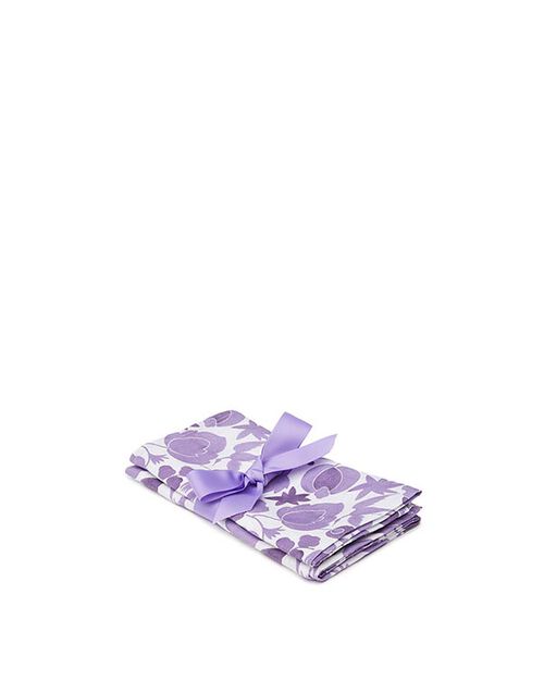 La DoubleJ Large Napkins Set Of 2 Wildbird Viola Small NAP0006LIN001CER0020