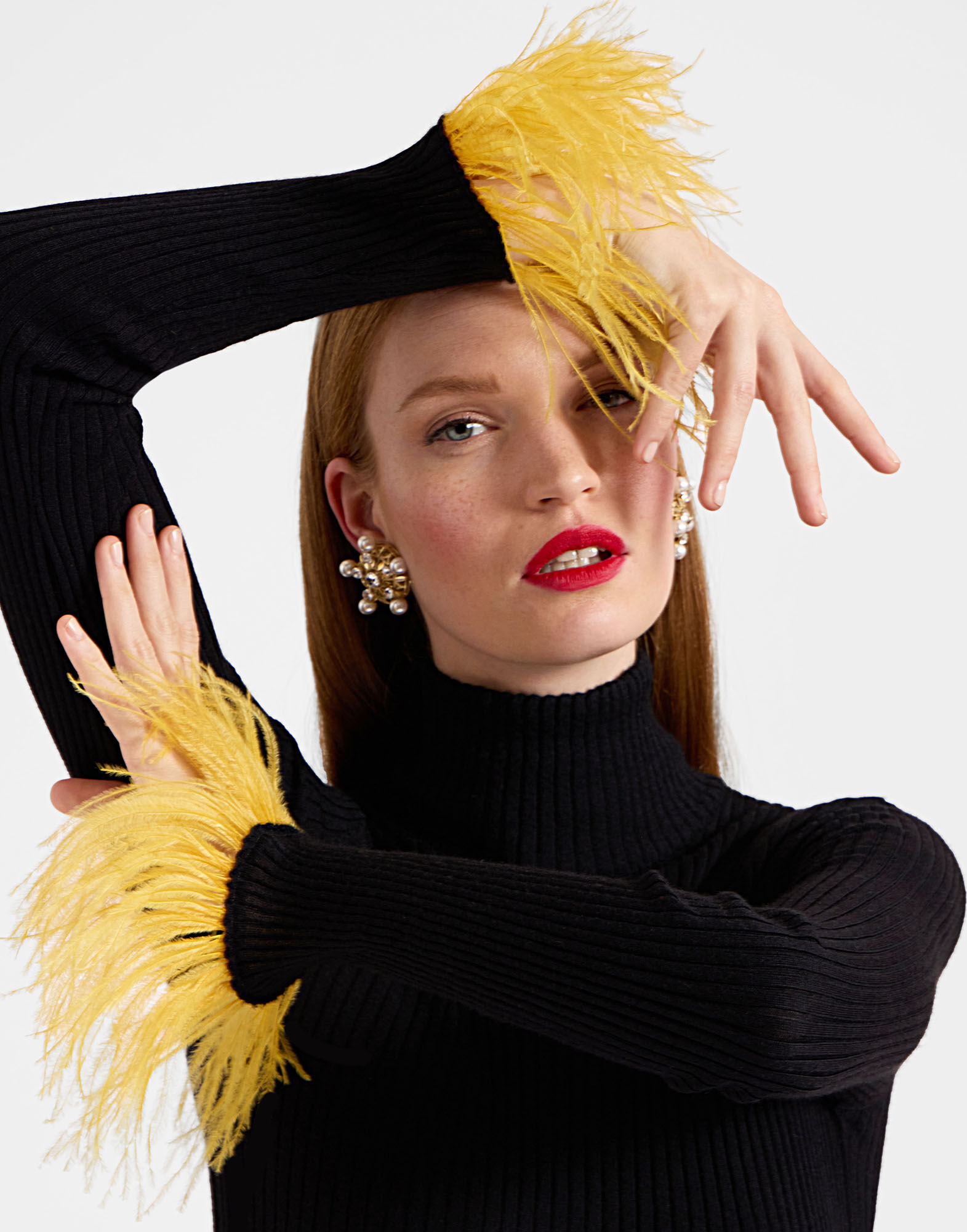 La DoubleJ High Kick Top Black PUL0167KNI091VA195BL01