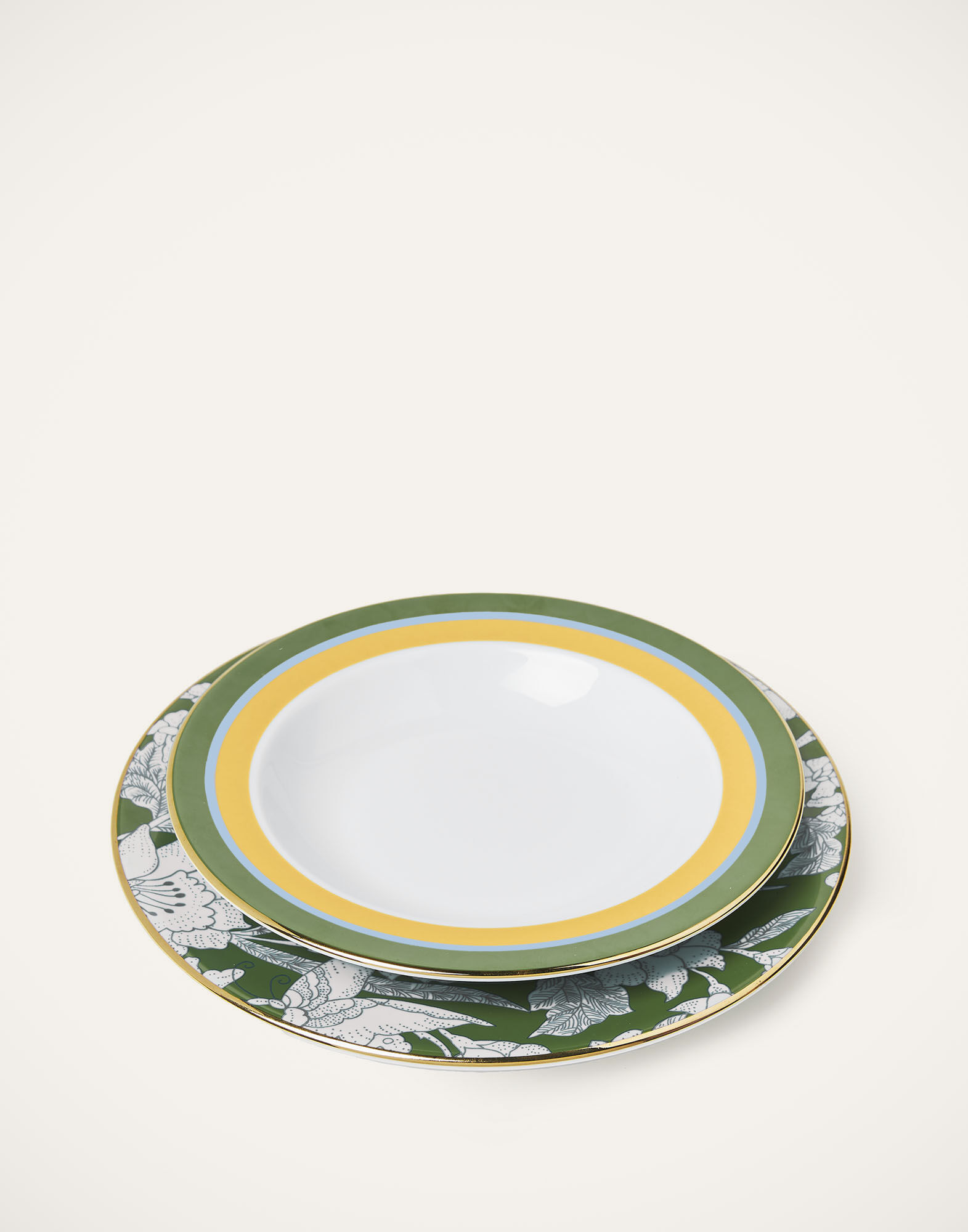 Soup And Dinner Set Of 2 in Roman Holiday Avorio
