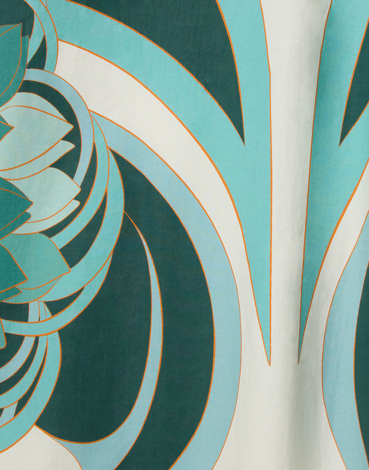 La DoubleJ Artemis Dress Blooming Tulip Plac&eacute;e Dark Green DRE0201COT015BTU01GR03