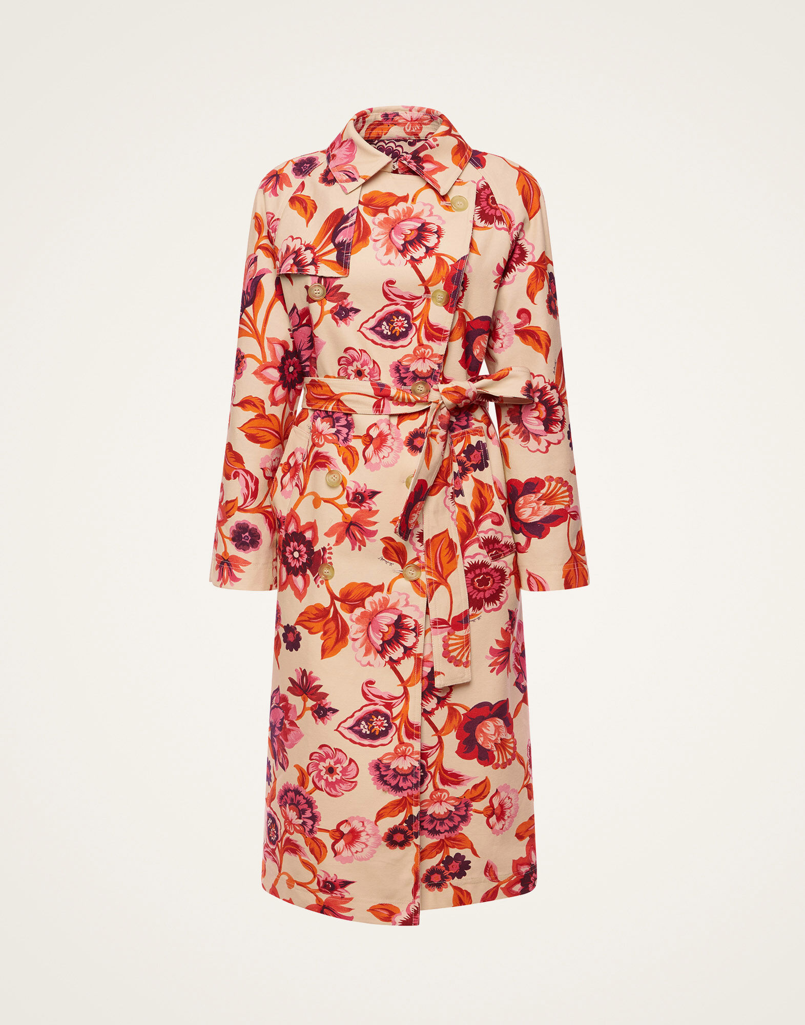 La DoubleJ Milano Trench Coat Hottie Cream JAC0054COT050HOT01WH03