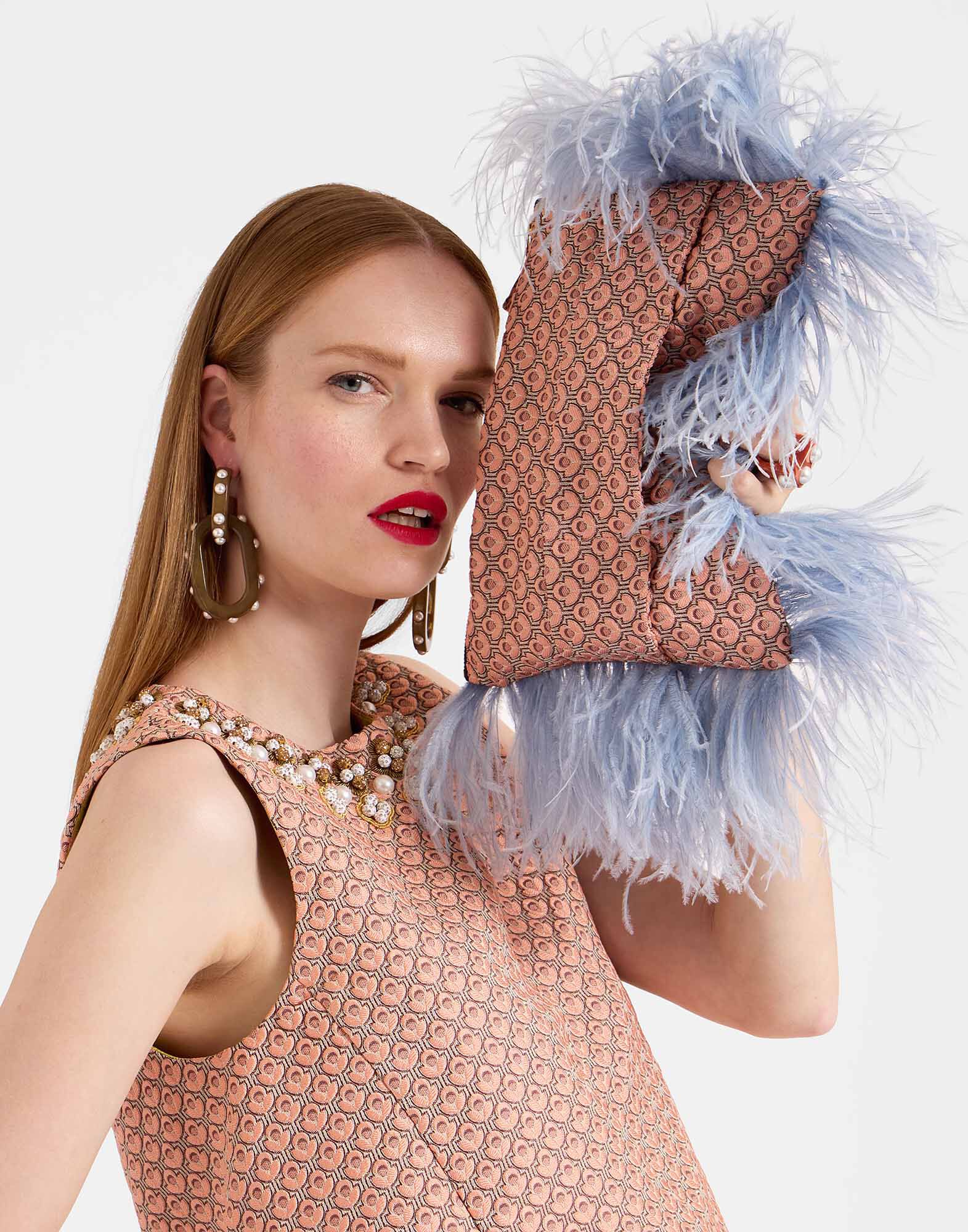 La DoubleJ Party Pochette Tulip Pale Pink BAG0069JCQ088TUL05PI02