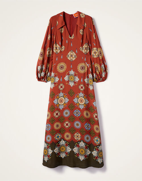 La DoubleJ Diva Dress Nucleus Rust DRE0776VIS019NUC01OR04