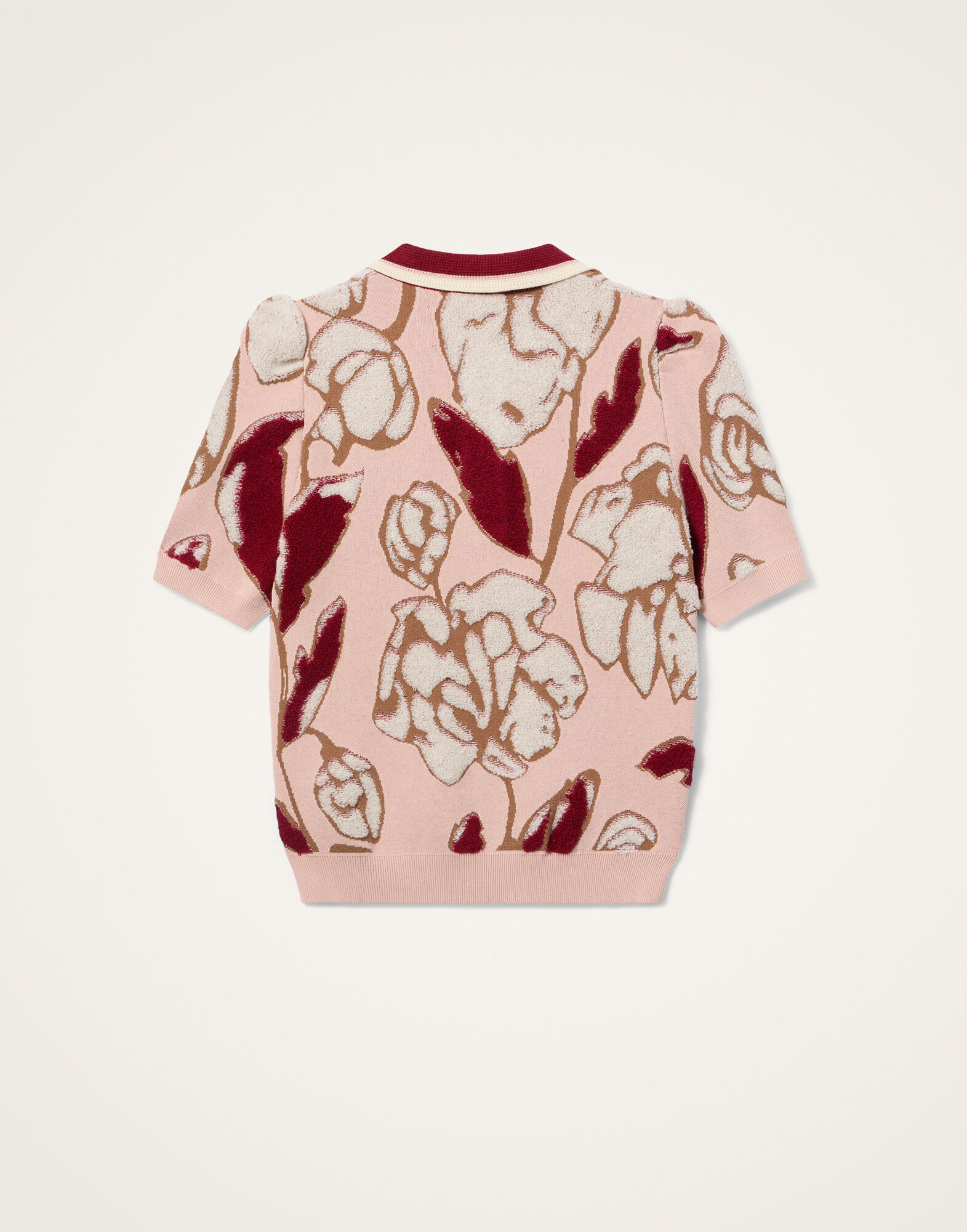 La DoubleJ Pumped Up Polo Multicolor Light Pink PUL0338KNI189VA440PI02