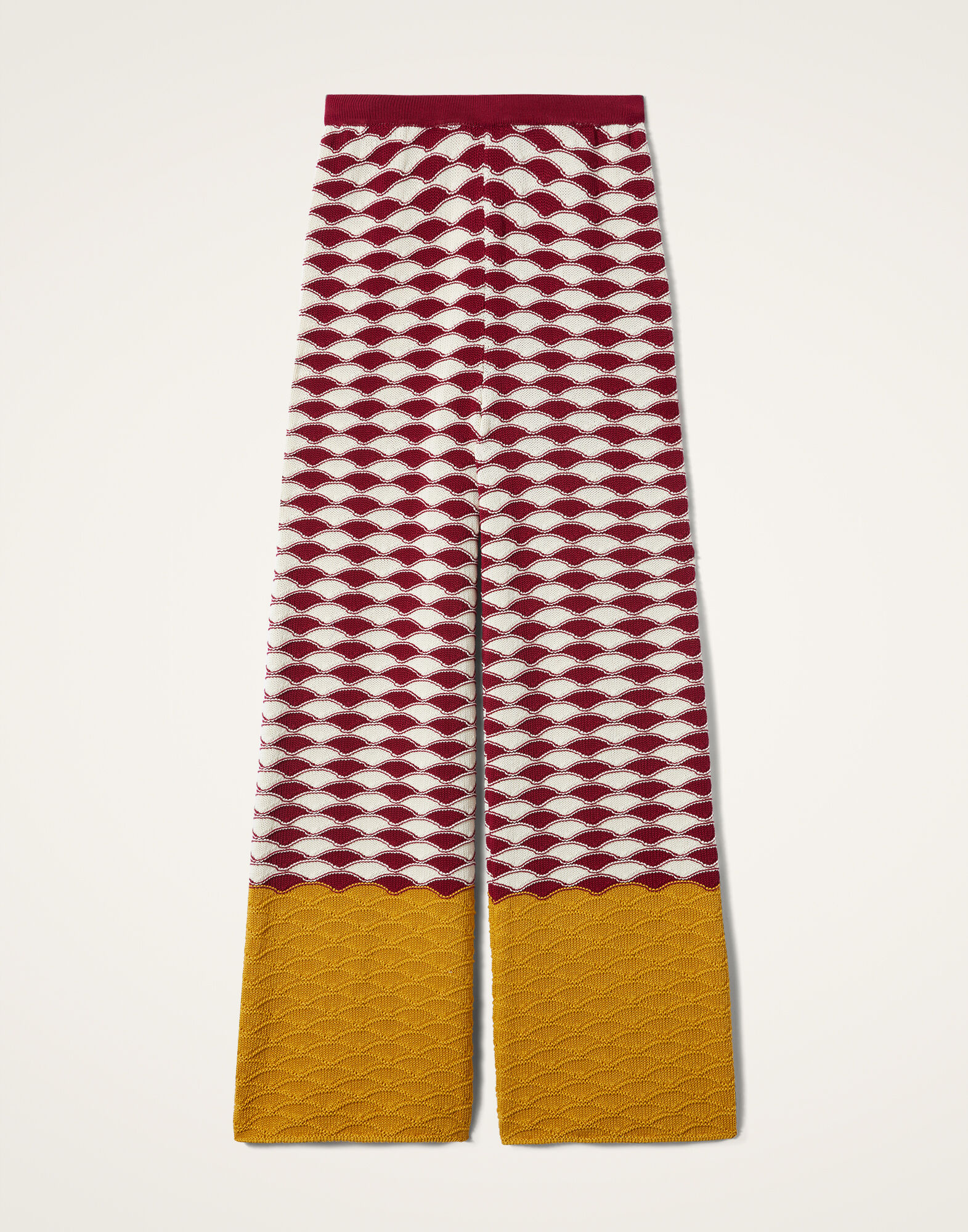 La DoubleJ Sunset Pants Multicolor Red & Yellow TRO0159KNI152VA349RE01