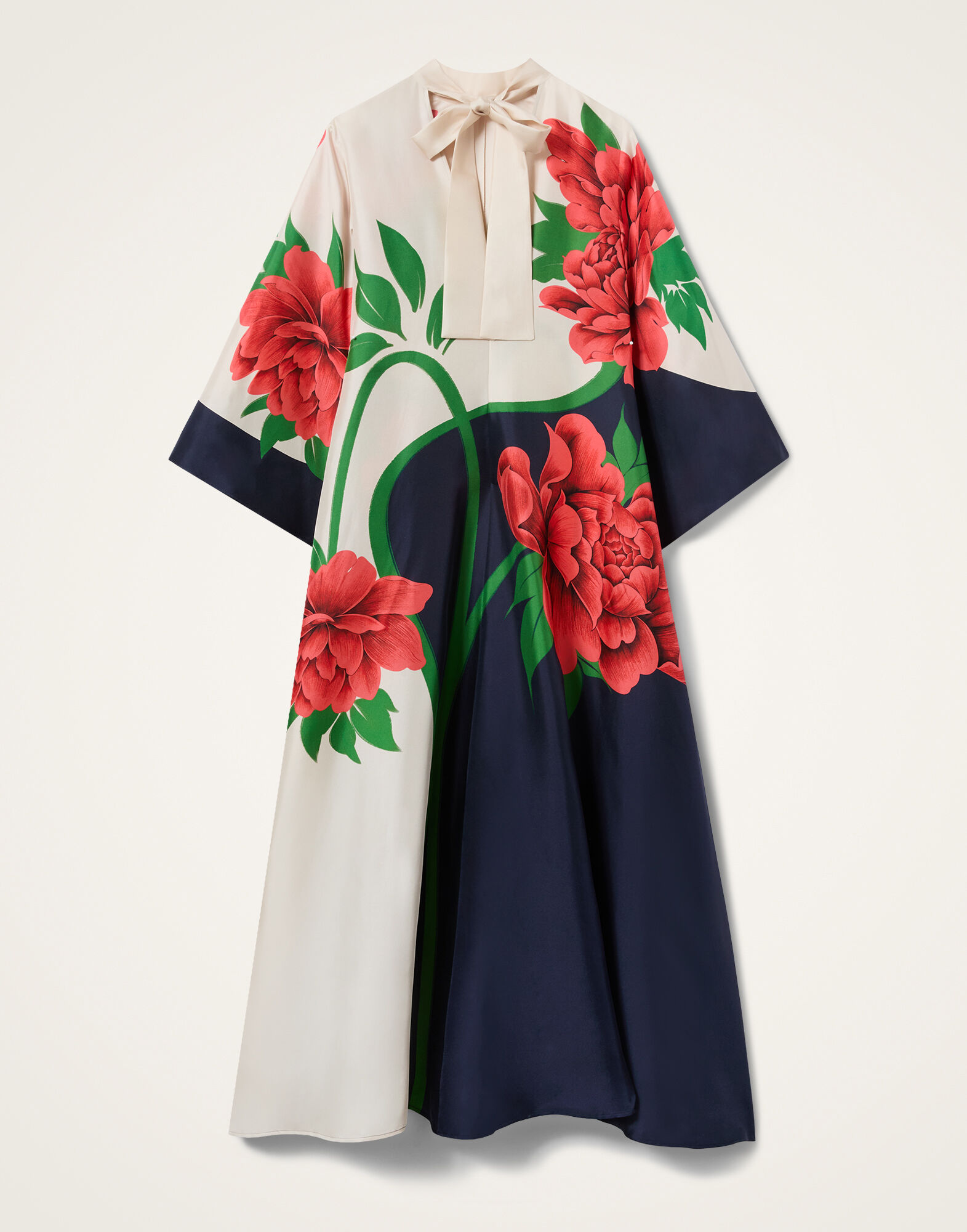 La DoubleJ Magnifico Dress Queen Peony Plac&eacute;e Blue DRE0232SIL001QPE02BU03