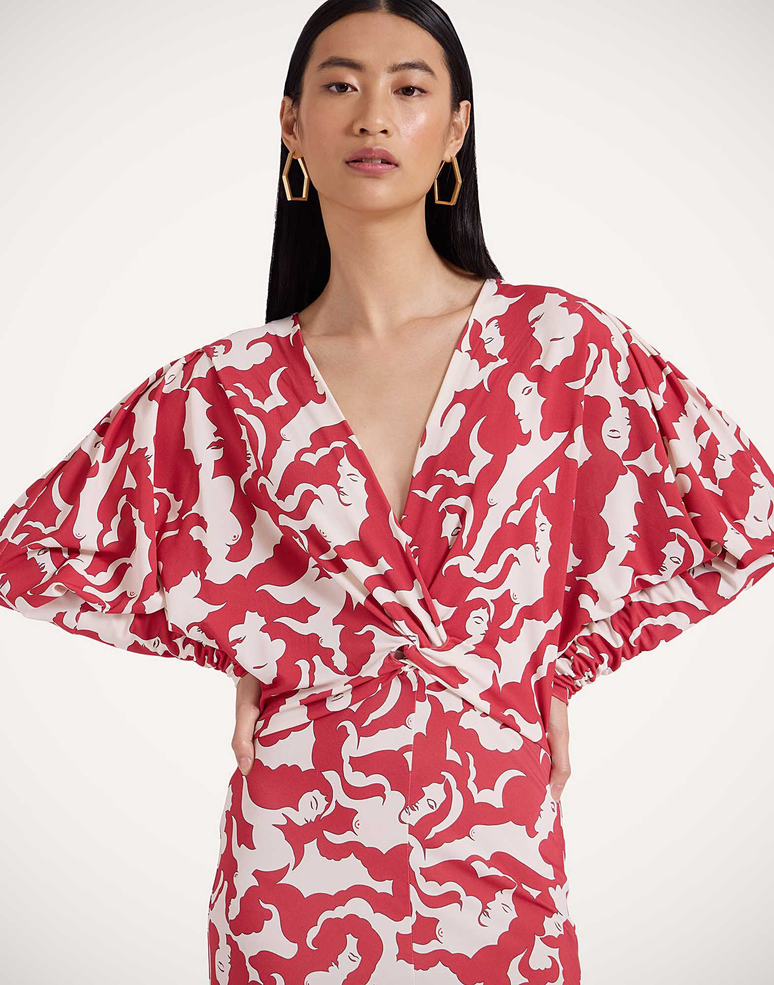 La DoubleJ XX Dress Mamma Red DRE0842JER027MAM01RE01