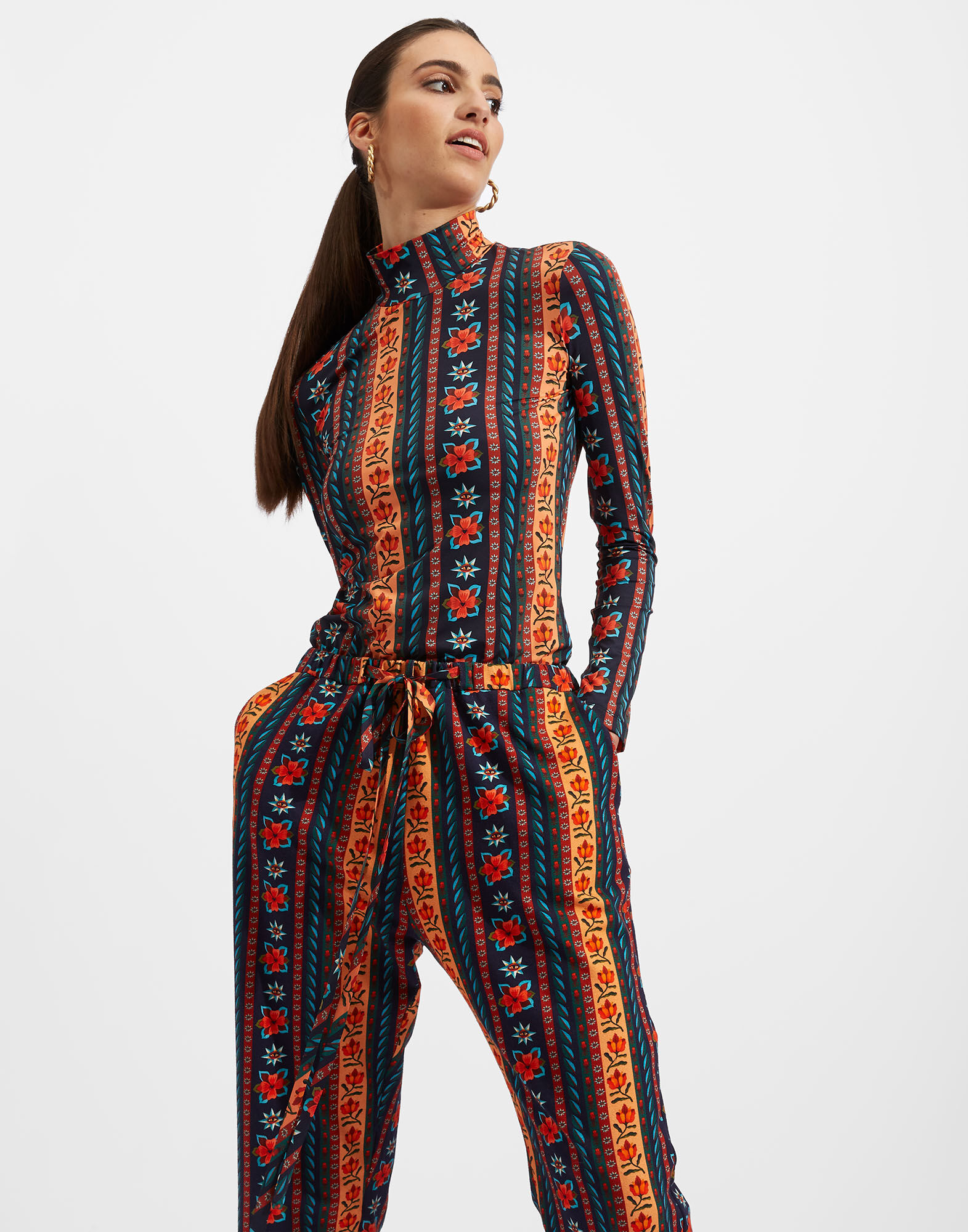 La DoubleJ Turtleneck Strisce SHI0030JER005STR0001