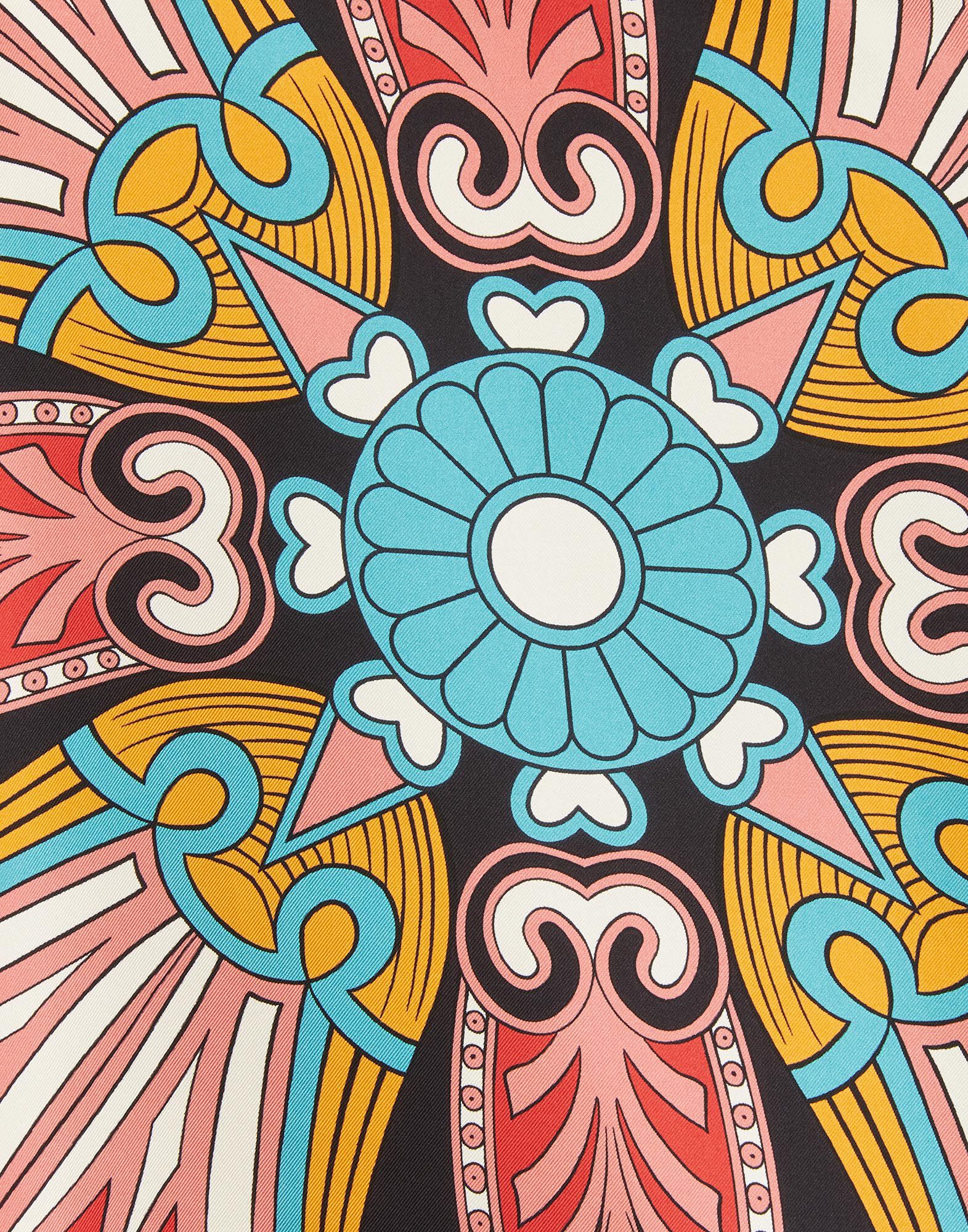 La DoubleJ Foulard Shirt Lotus Plac&eacute;e Pink SHI0059SIL006LOT01PI01