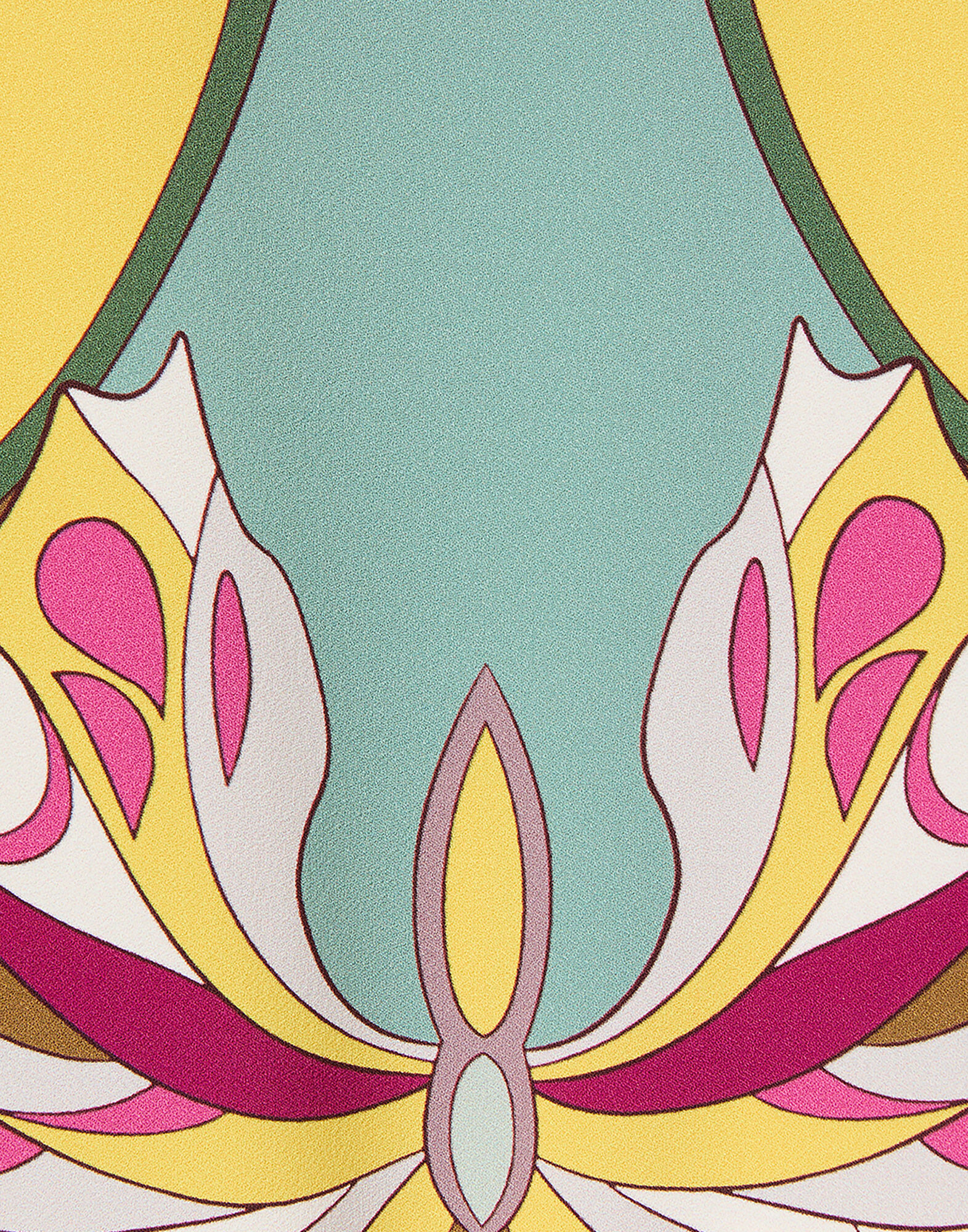 La DoubleJ Reversible Mini Poncho Top Florette Plac&eacute;e Fuchsia SCA0077VIS011FLO08PI03