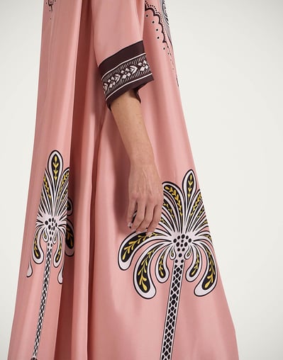 La DoubleJ Women's Muumuu Dress - Mirage Placee Pink - Size XL La DoubleJ Women's Muumuu Dress - Mirage Placee Pink - Size XL