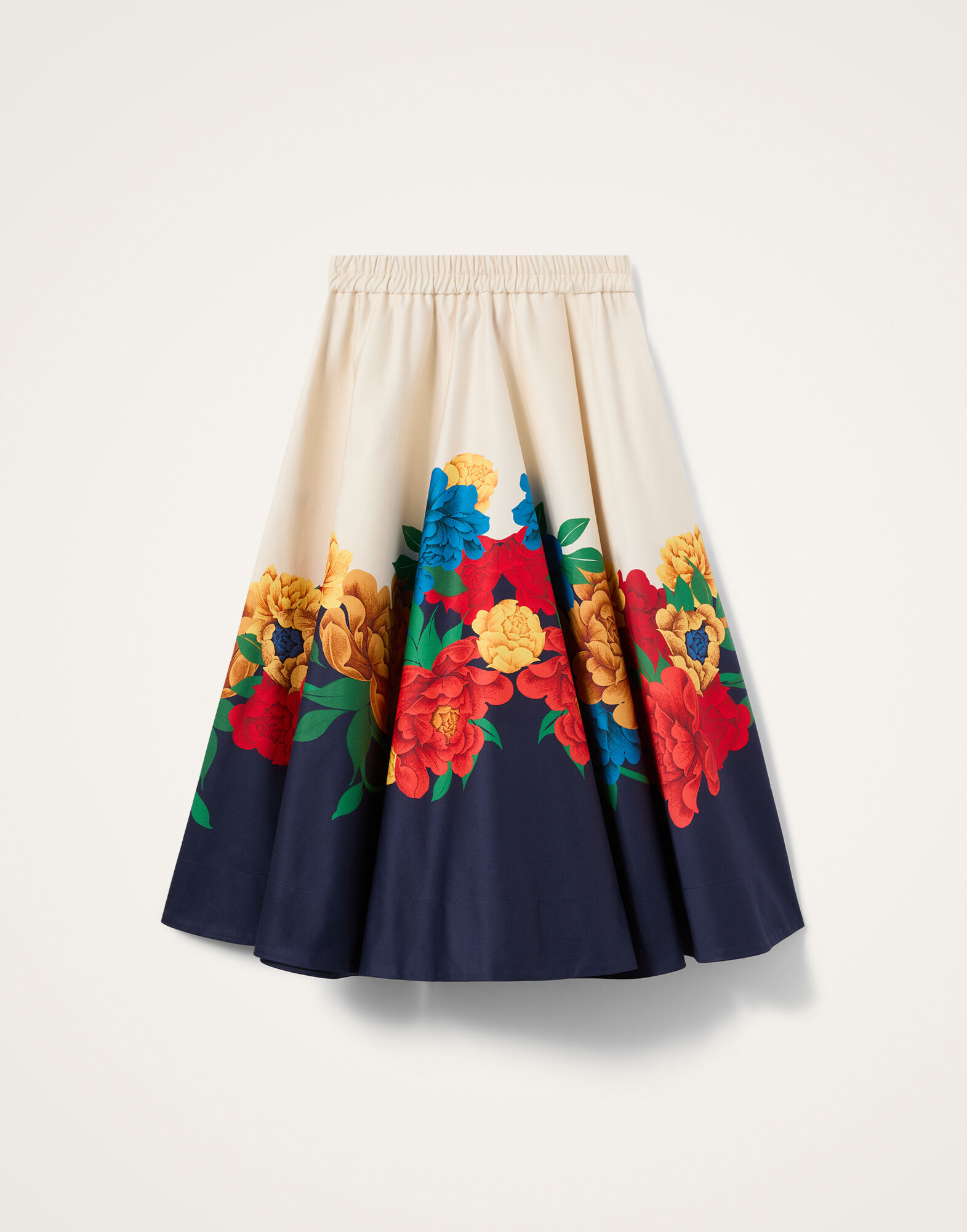 La DoubleJ Ballerina Skirt Princess Peony Plac&eacute;e Ivory SKI0199COT094PPE02WH04