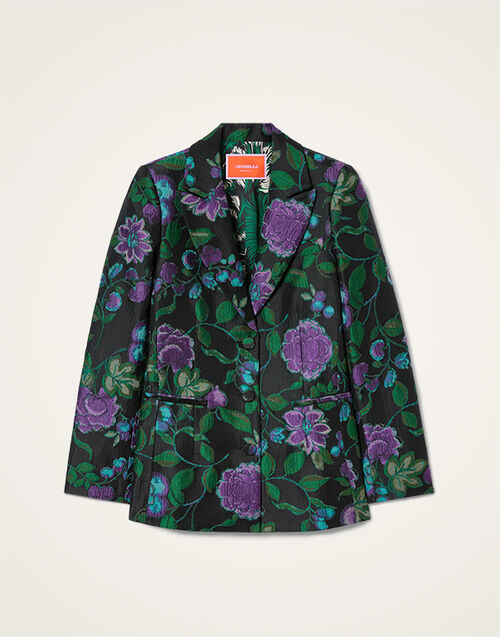 La DoubleJ 24/7 Jacket Bis Botanical Black JAC0063JCQ144BOT01BL01