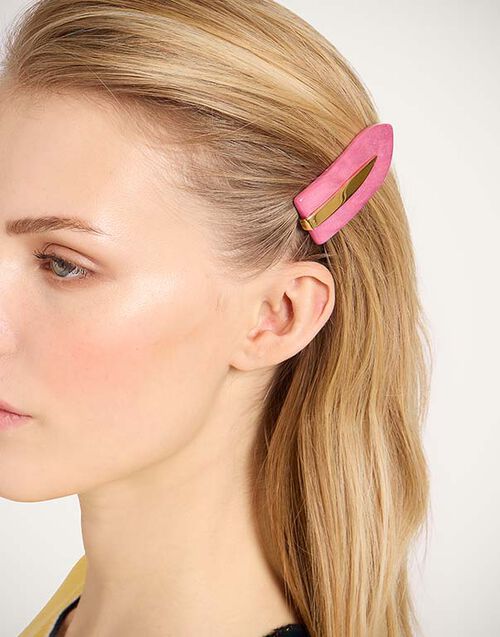 La DoubleJ Salon Clip Solid Pink CLI0002POL008SOLIDPI01