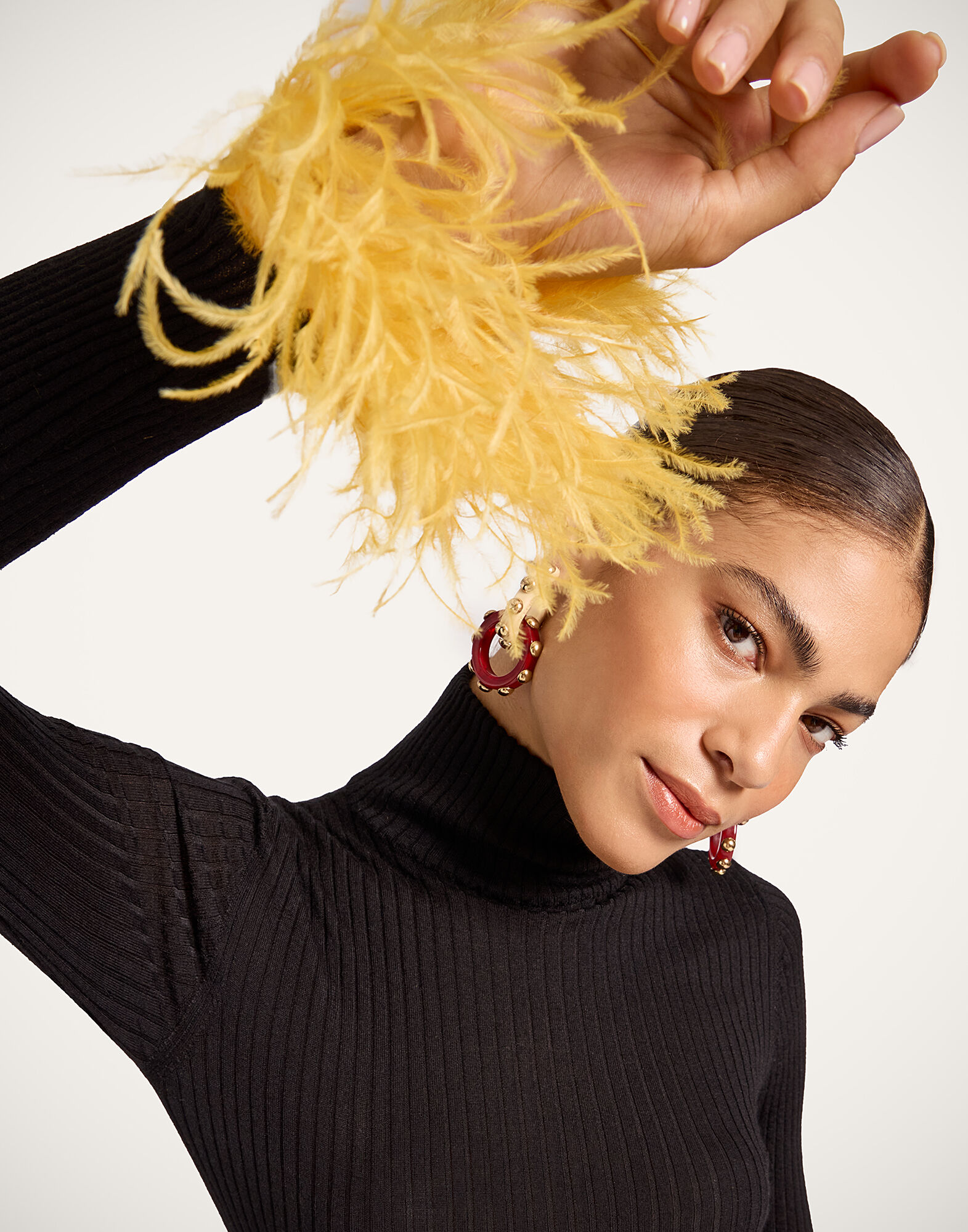 La DoubleJ High Kick Top Black PUL0167KNI091VA195BL01