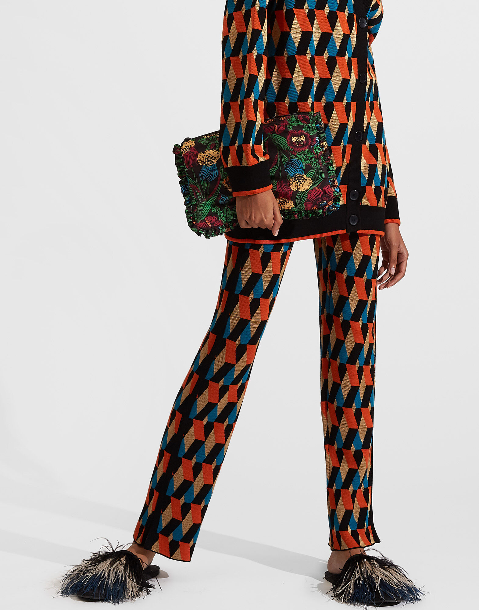 La DoubleJ Hand Pochette Night Garden BAG0002FAI001GAR0001