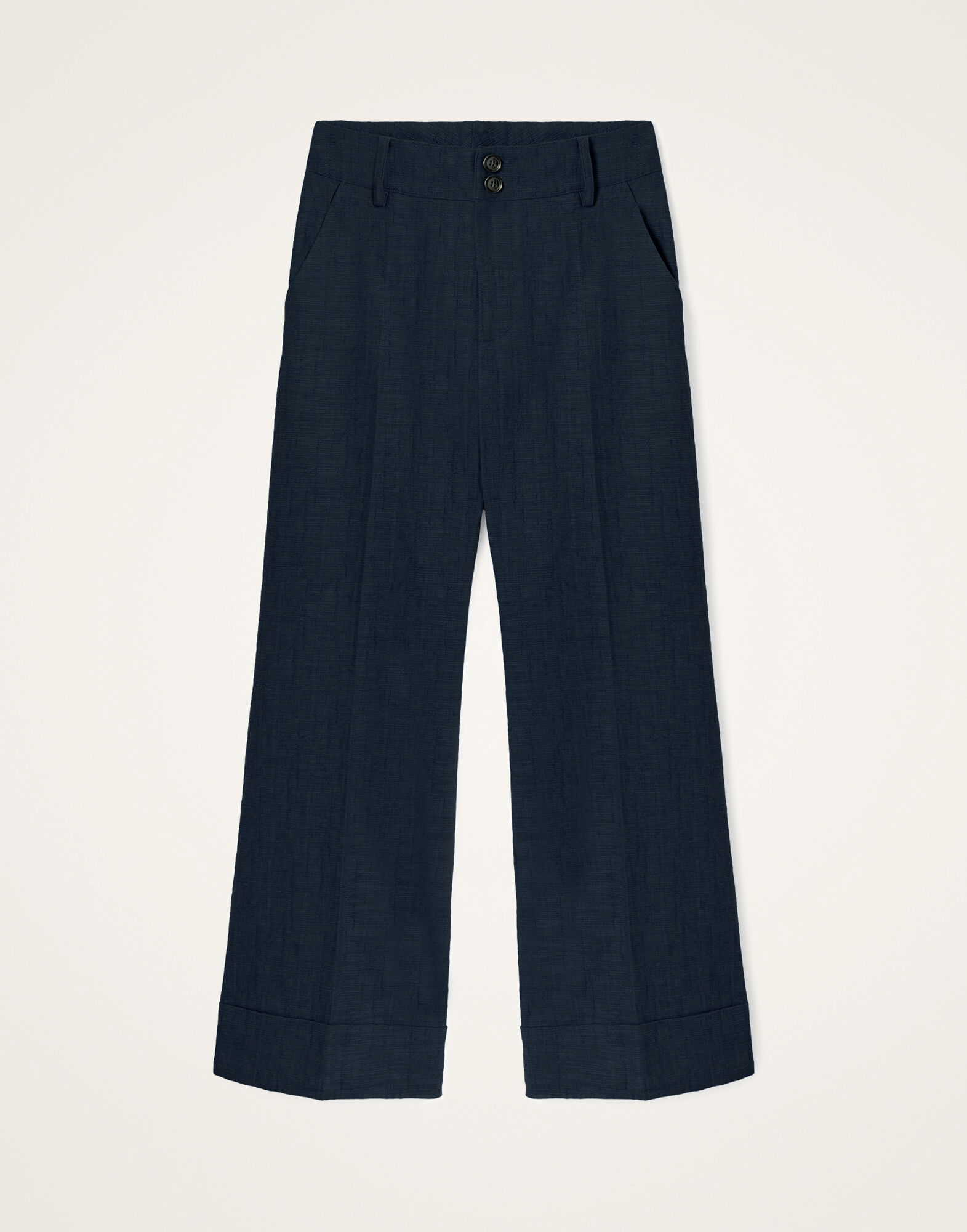 La DoubleJ Hendrix Pants Solid Midnight Blue TRO0014COT005SOLIDBU04