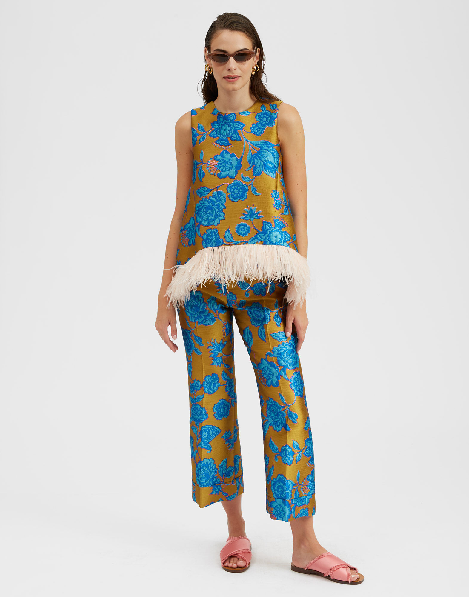 La DoubleJ La Scala Top Hottie Turquoise TOP0013JCQ073HOT02BU08