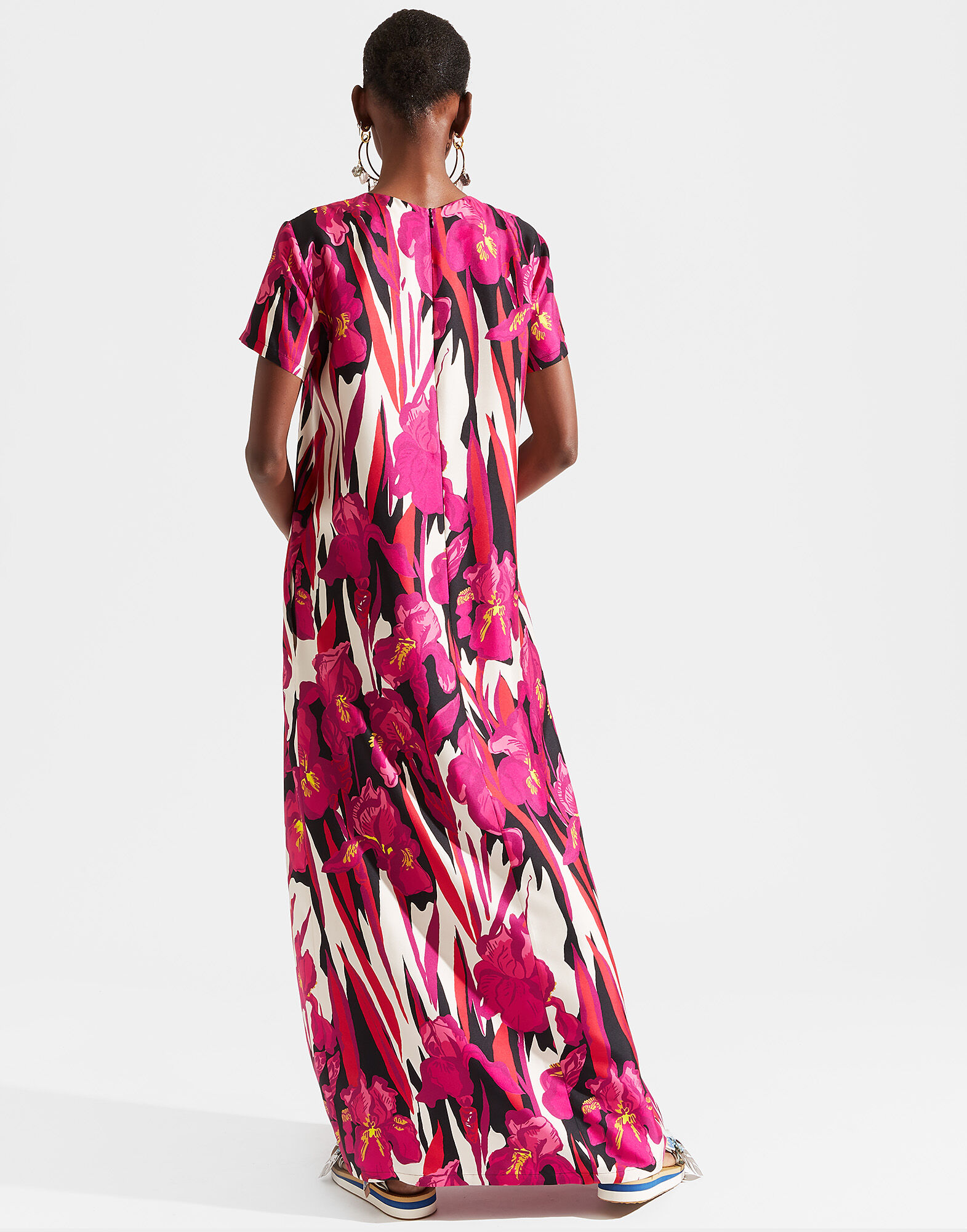 LaDoubleJ Swing Dress Iris Rosa DRE0001SIL001IRI0002