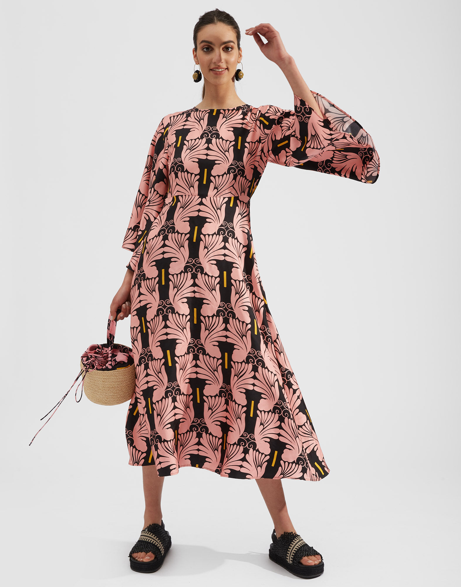 Sorella Dress in Ali Rosa for Women | La DoubleJ US