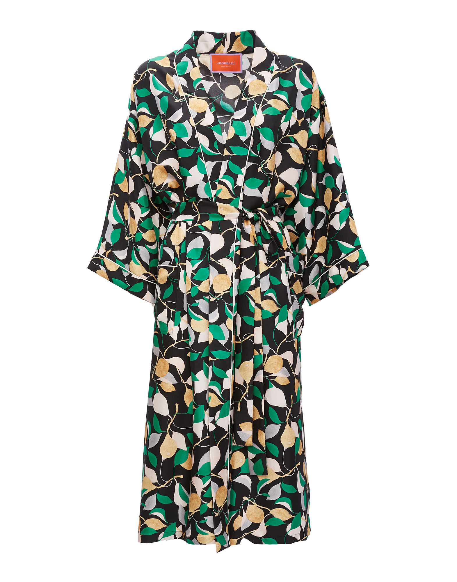 La DoubleJ Silk Robe Orchard JAC0057SIL001ORH0001