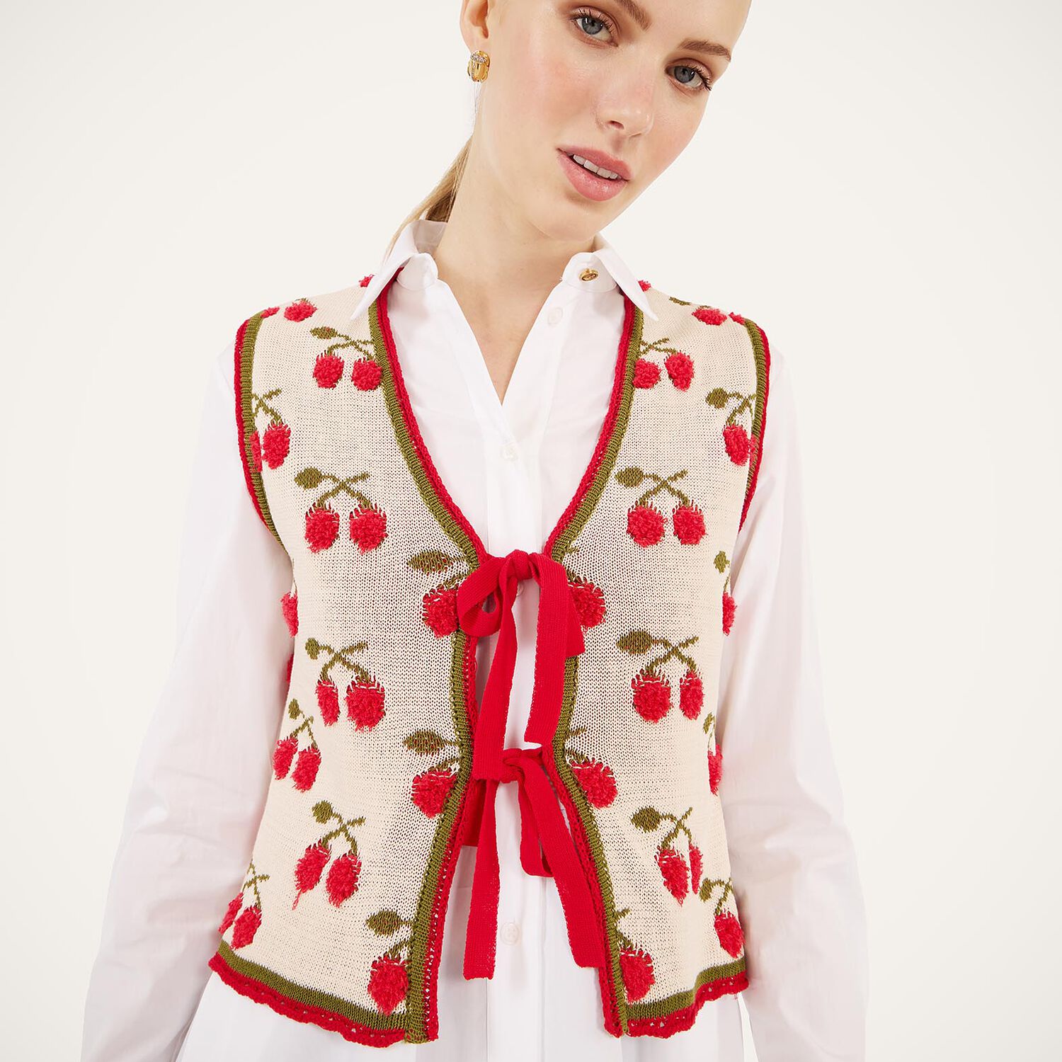 La Double J Cherry Gilet