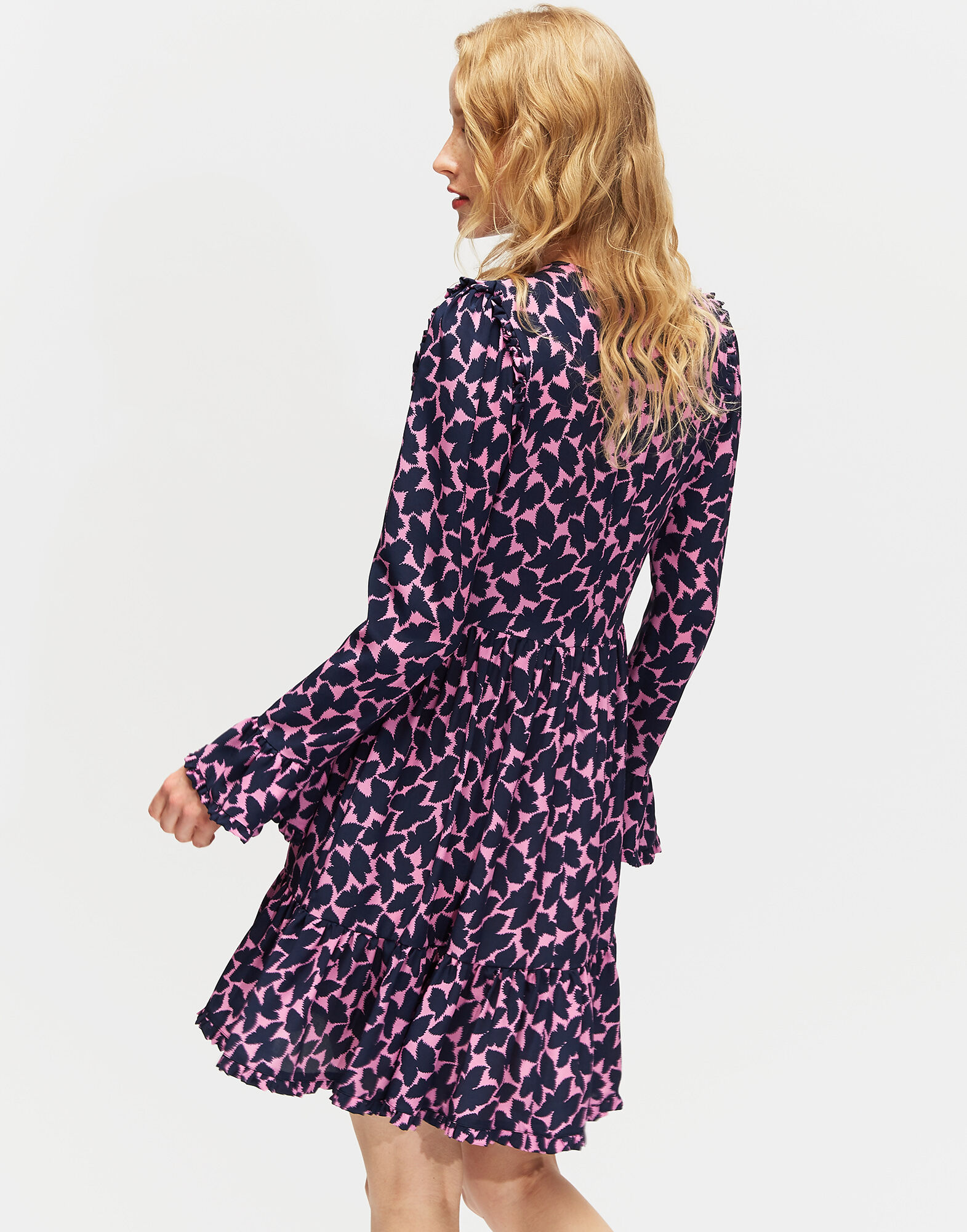 LaDoubleJ Short Visconti Dress Farfalline DRE0074CRE001FAF0001