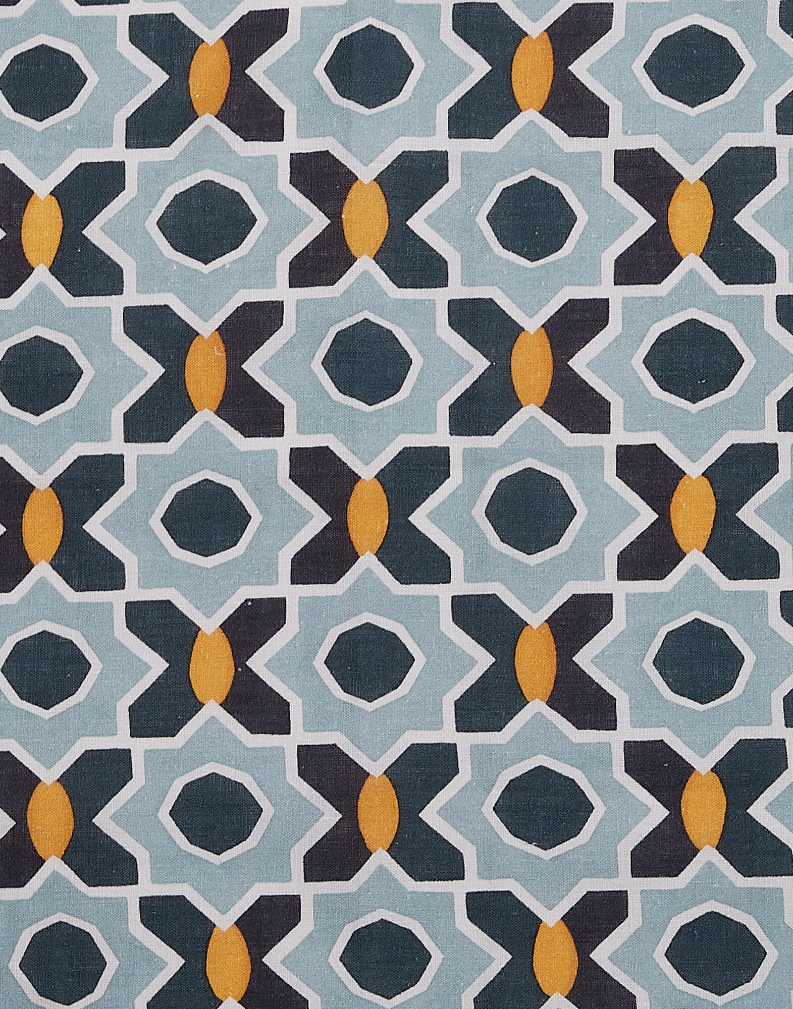 La DoubleJ Large Napkins Set Of 2 Plaza Small Light Blue NAP0006LIN001PLA07BU01