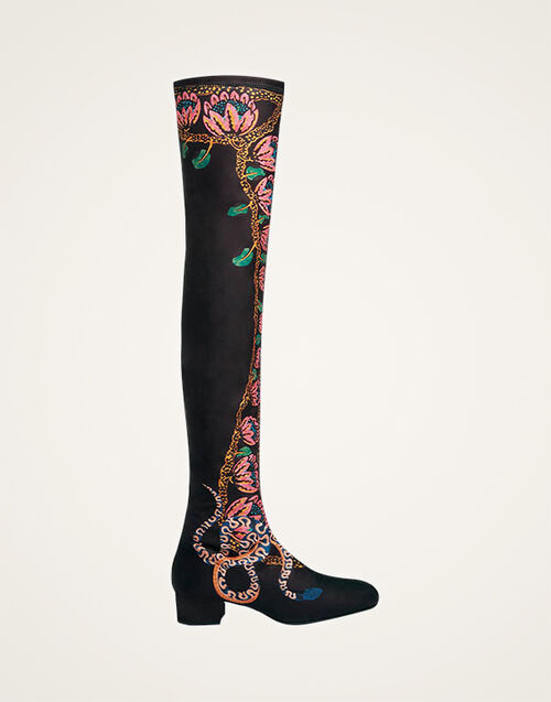 La DoubleJ Stretch Boots Eve Black SHO0108LYC005EEC01BL01