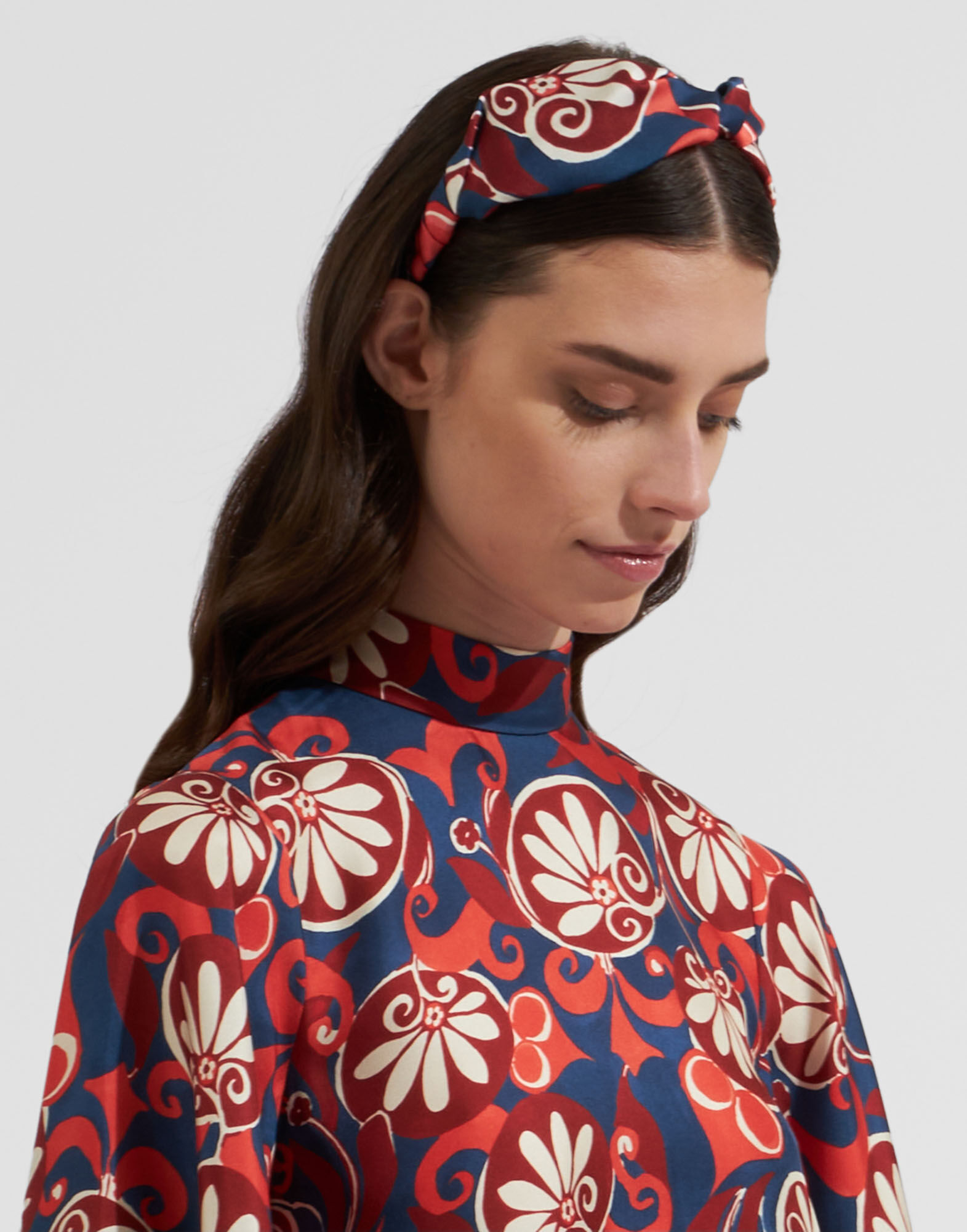 La DoubleJ Cerchietto Moonflower Navy HEB0010FOD001MOO01BU06