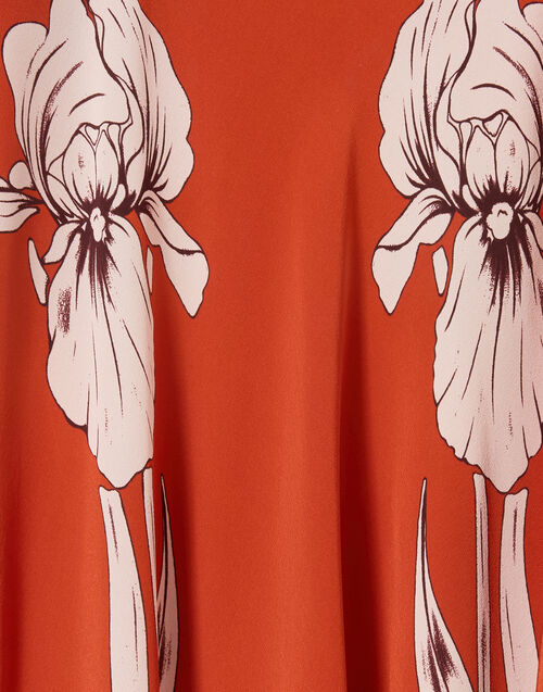 La DoubleJ Dresses Women - Marlene Dress Iris Place Dark Orange M 100% Silk
