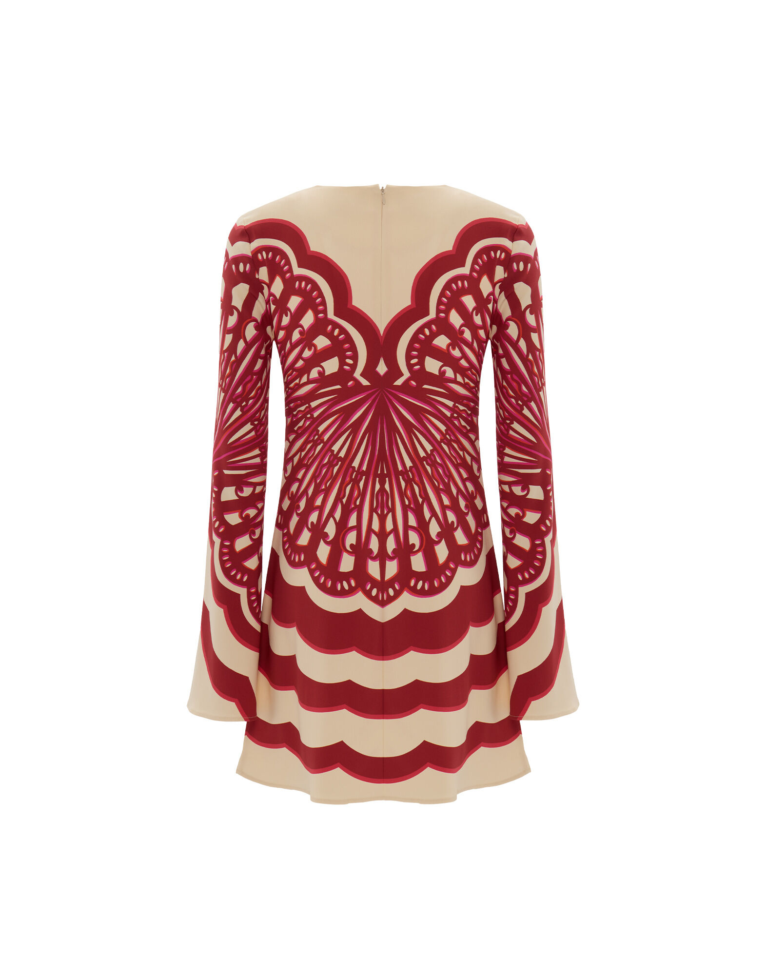 La DoubleJ Mini Supreme Swing Dress Fans Plac&eacute;e Red DRE0619VIS011FAN03RE01