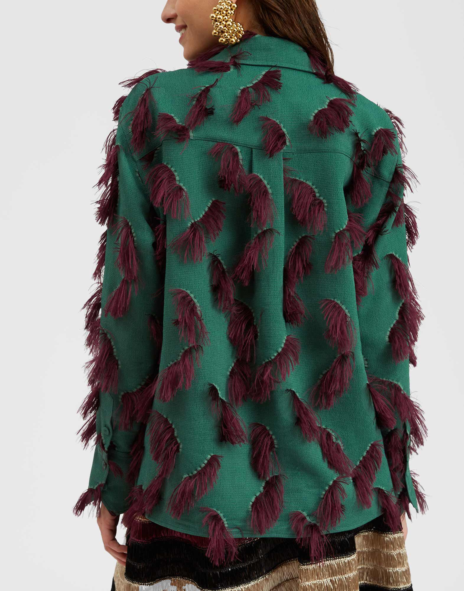 La DoubleJ Milano Jacket Hotspot Emerald JAC0100JCQ079SPO01GR04