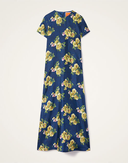 La DoubleJ Swing Dress Riptide Midnight Blue DRE0001SIL001RIP01BU04