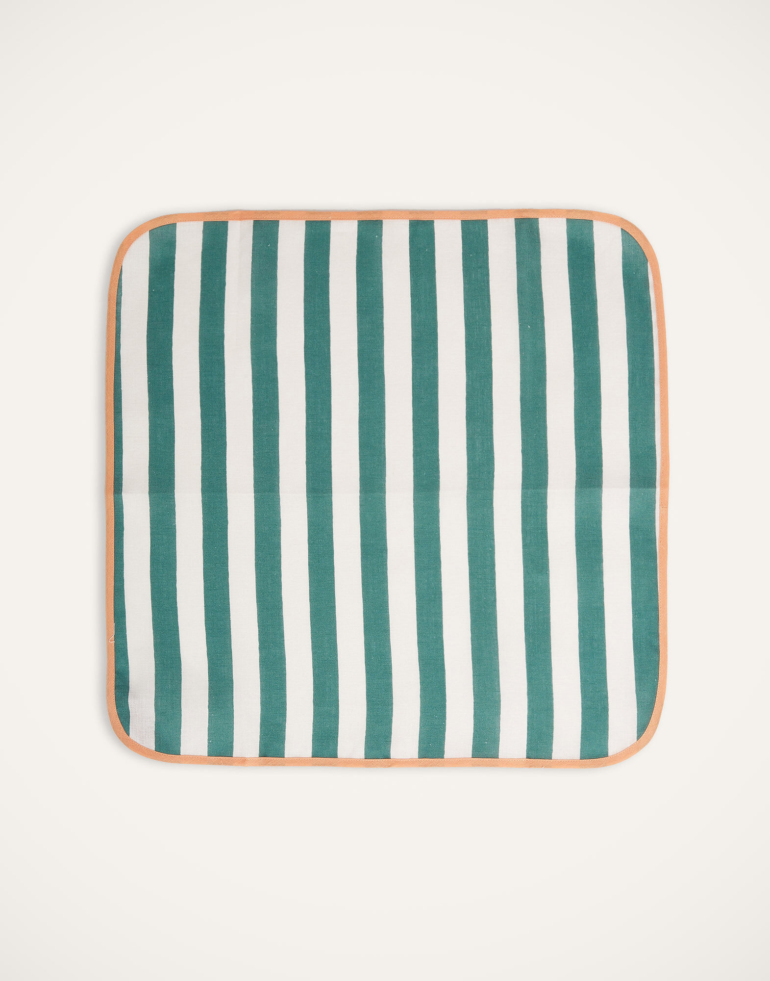 La DoubleJ Large Napkins Set Of 2 Riviera Green NAP0010LIN001RIV07GR02