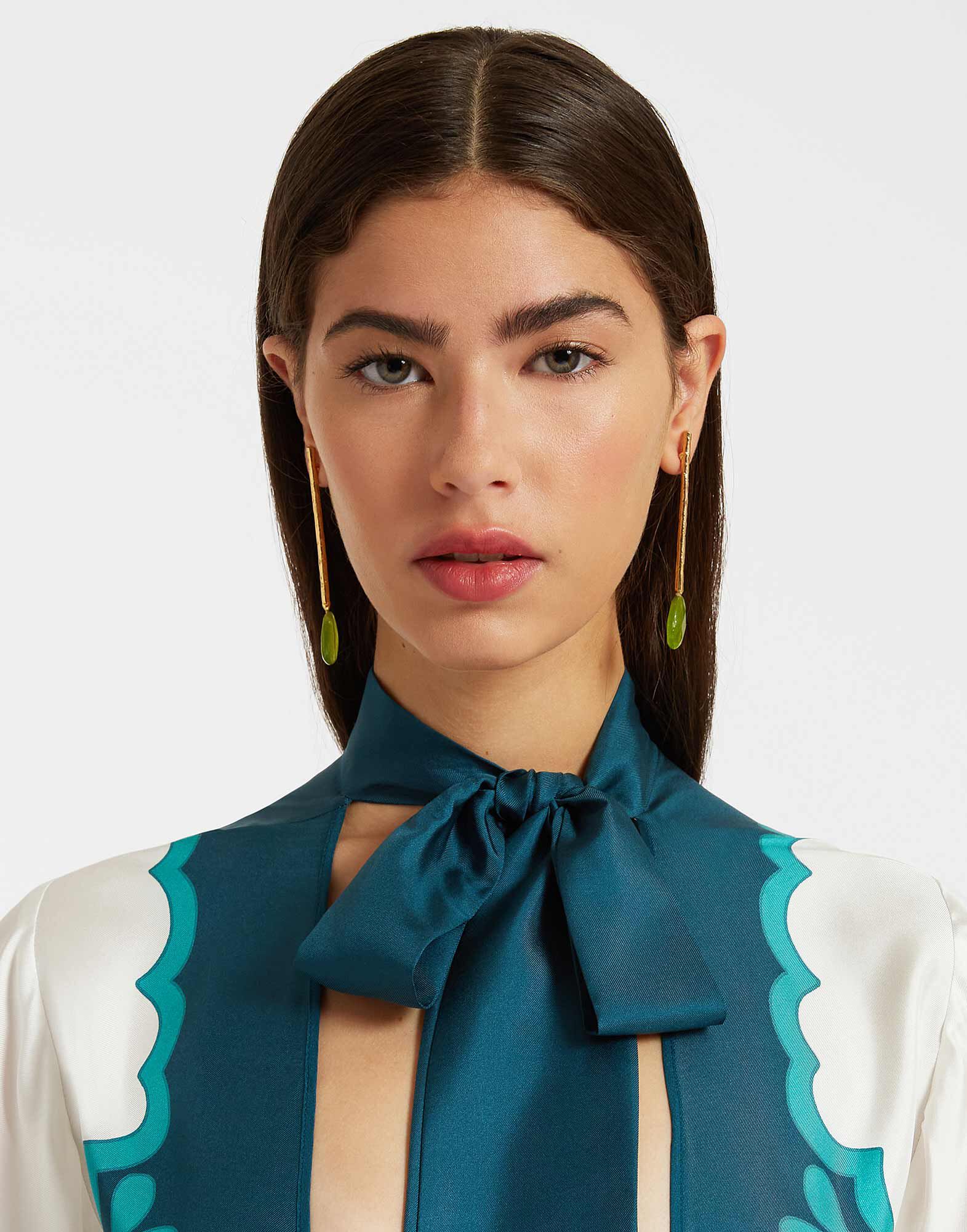 La DoubleJ Magnifico Dress Morpheus Plac&eacute;e Orange DRE0788SIL001MOR01OR02