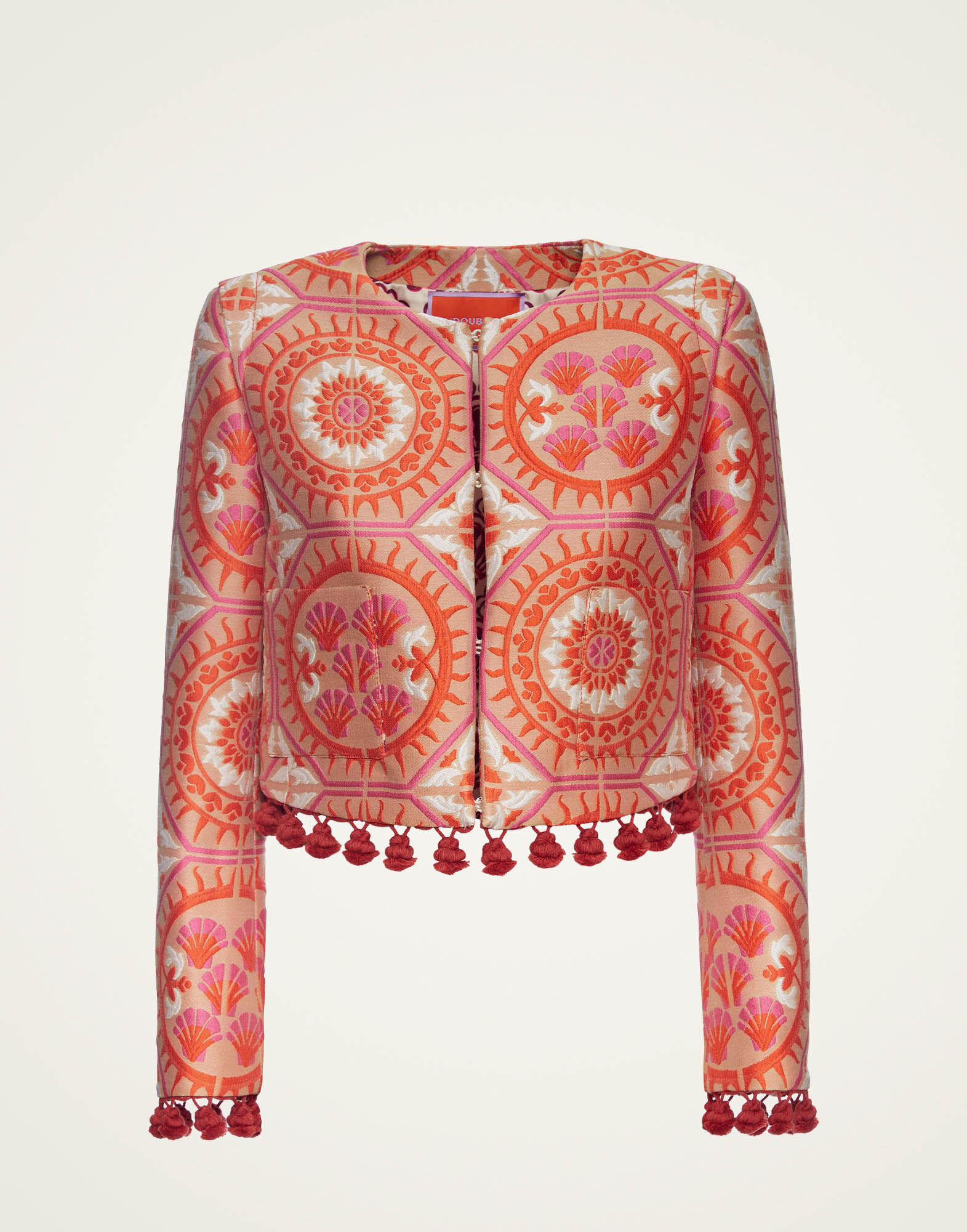 La DoubleJ Bijoux Jacket Sun Orange JAC0099JCQ074SUN01OR02