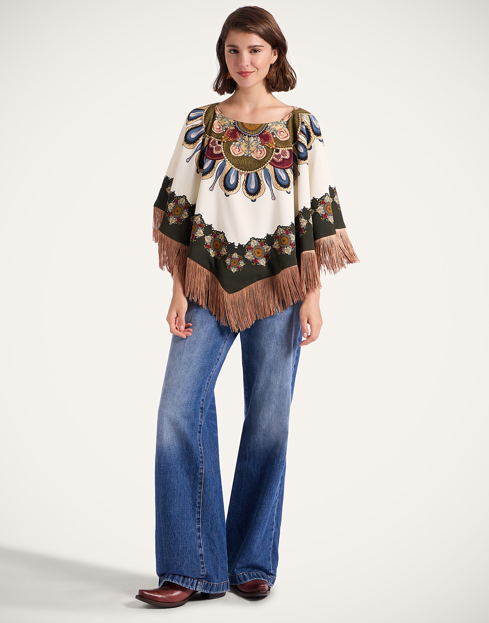 La DoubleJ Flare Jeans Blue TRO0096DEN006SOLIDBU03