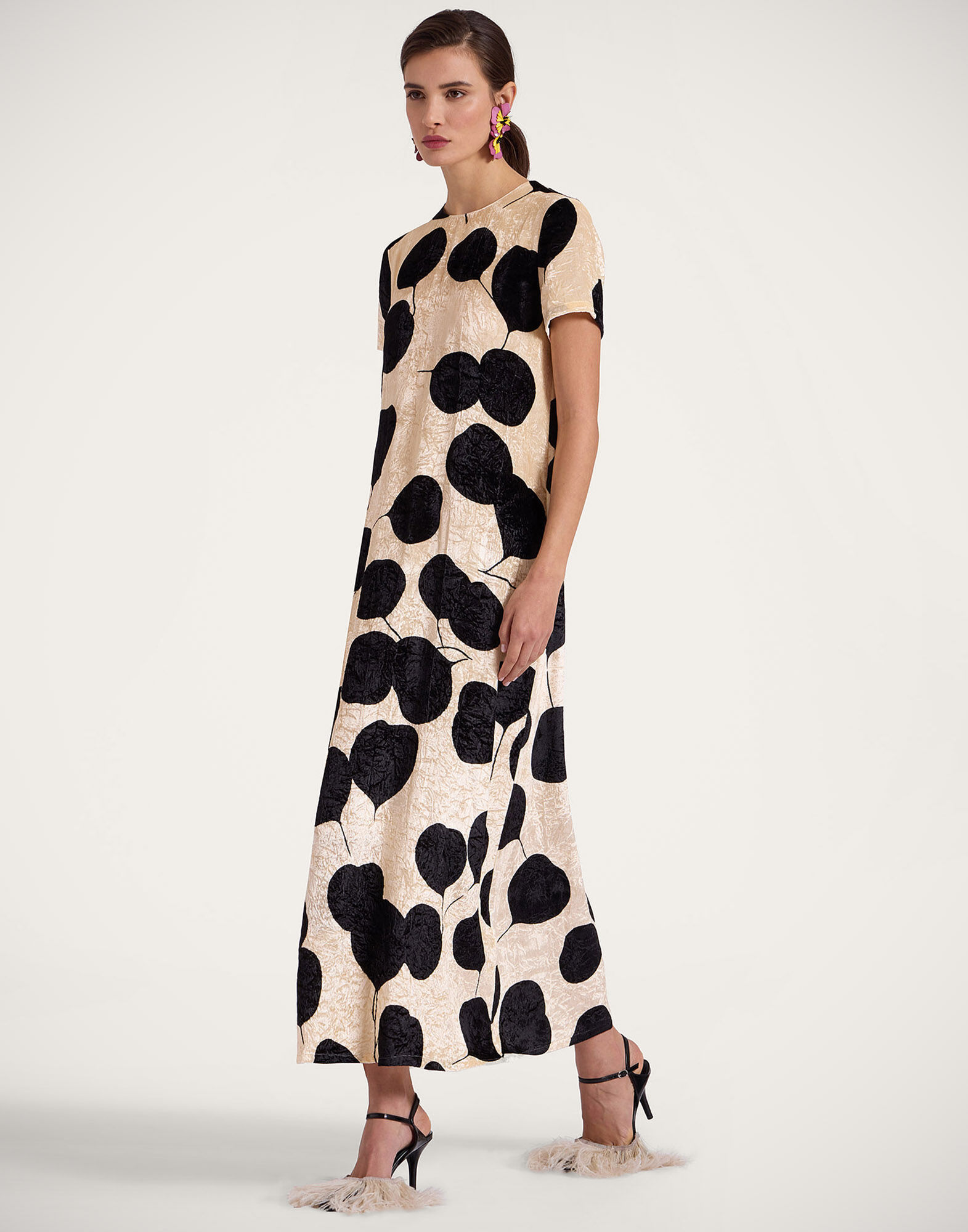 La DoubleJ Swing Dress Lunaria Light Pink DRE0001VEL016RIA01PI02