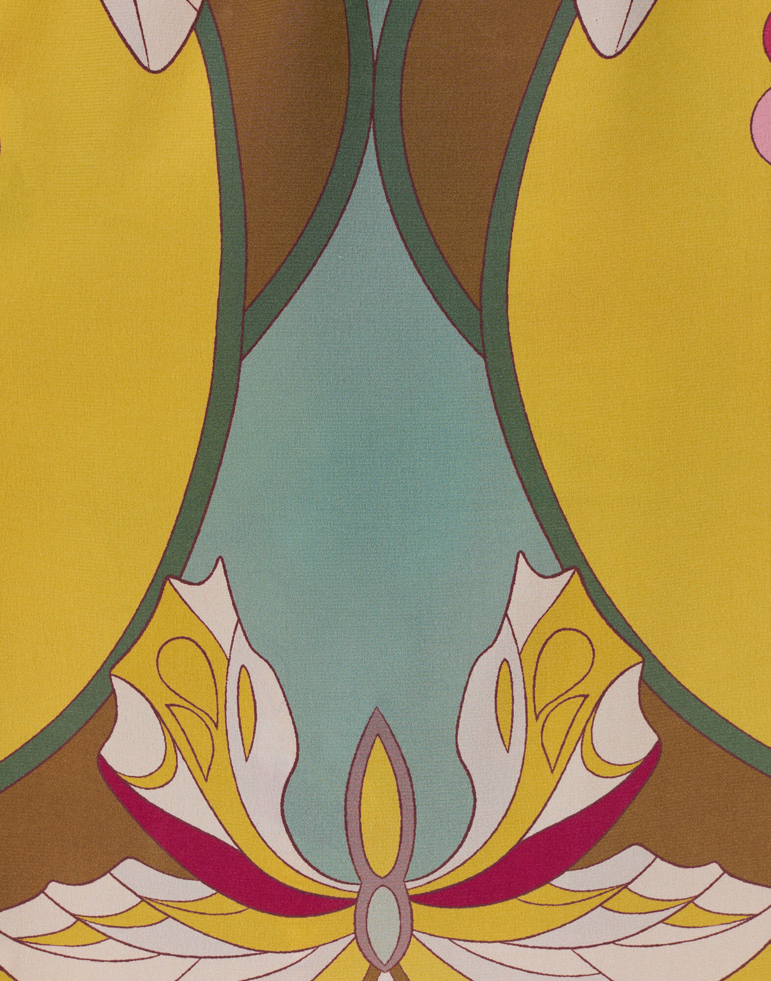 La DoubleJ Cerere Blouse Florette Plac&eacute;e Fuchsia SHI0086CRE002FLO08PI03