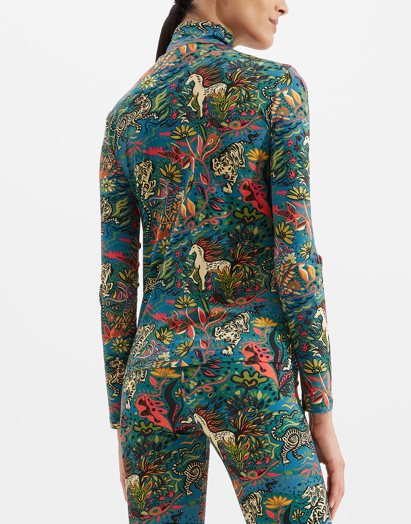 La DoubleJ Turtleneck Giungla SHI0030JER005GIU0001