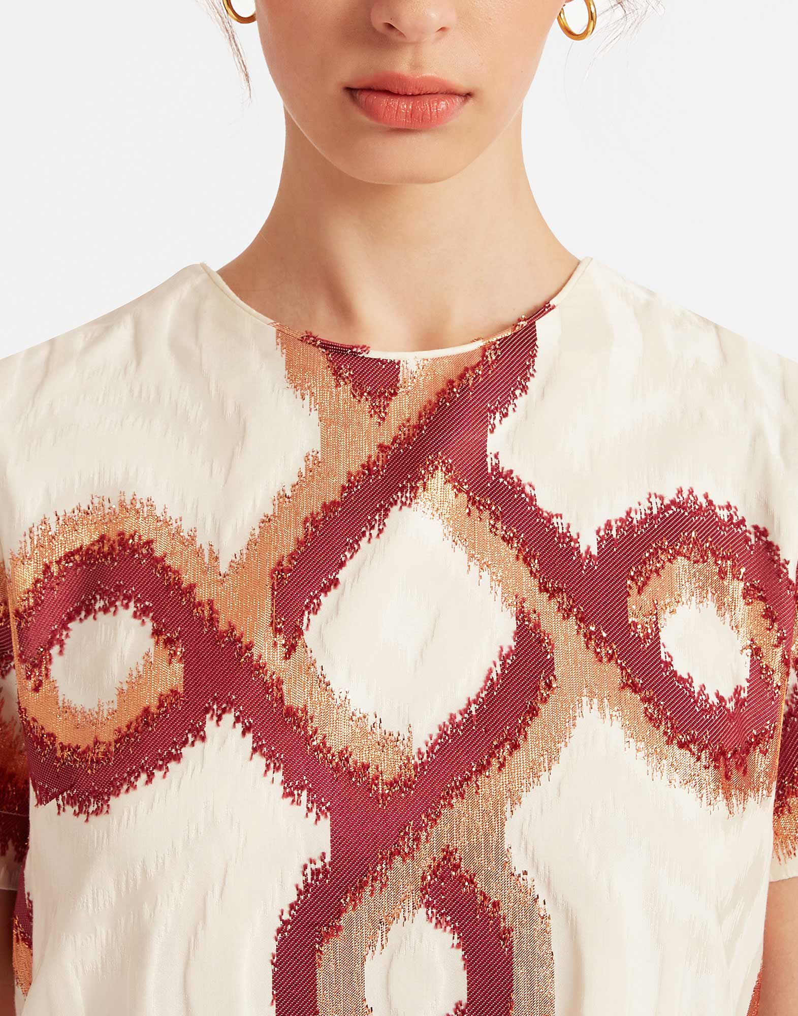 La DoubleJ Mini Swing Dress Tackle Burgundy DRE0658JCQ081TAC03RE02