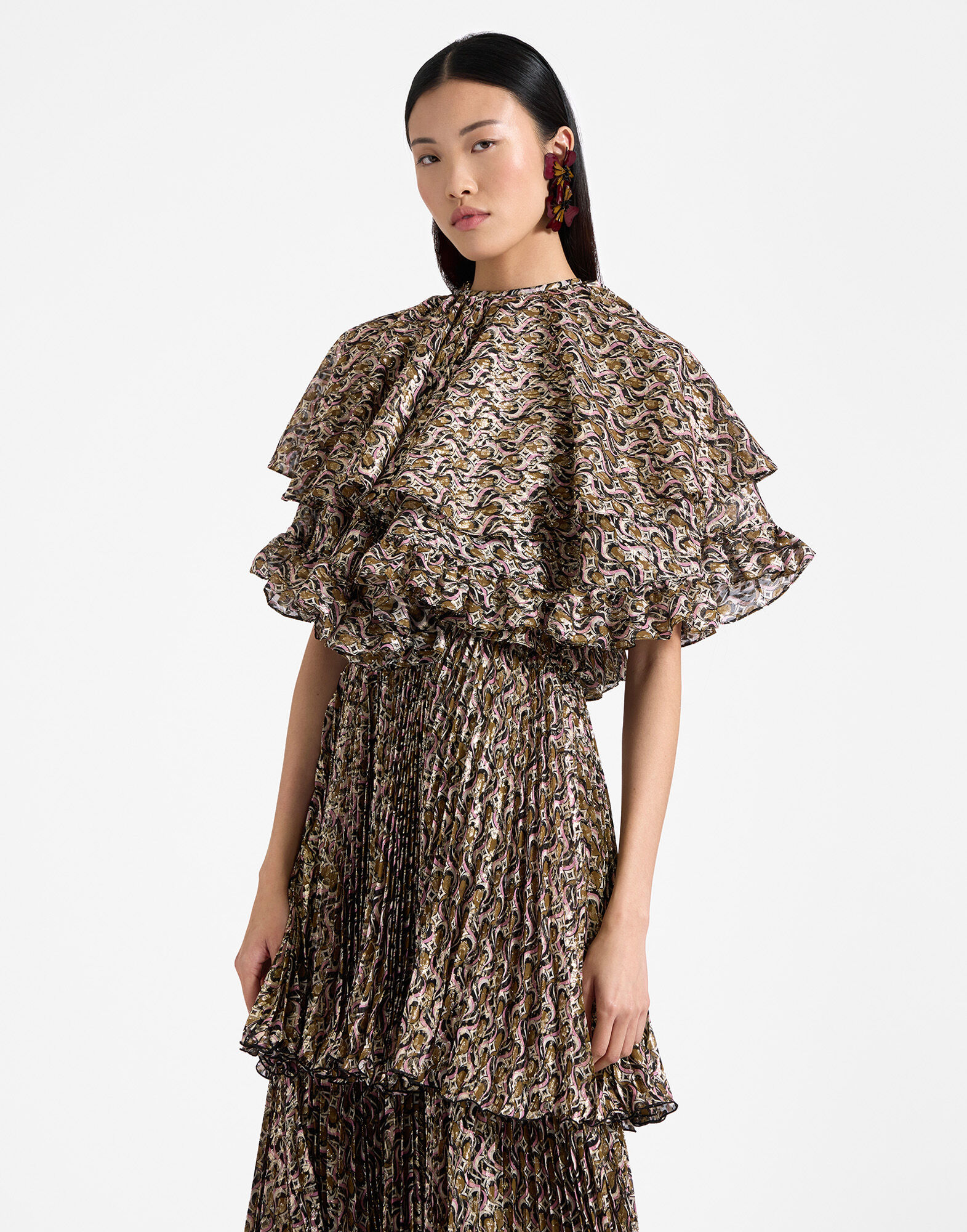 La DoubleJ Ball Drop Mini Cape Jive Pink SCA0056FCP006JIV01PI01