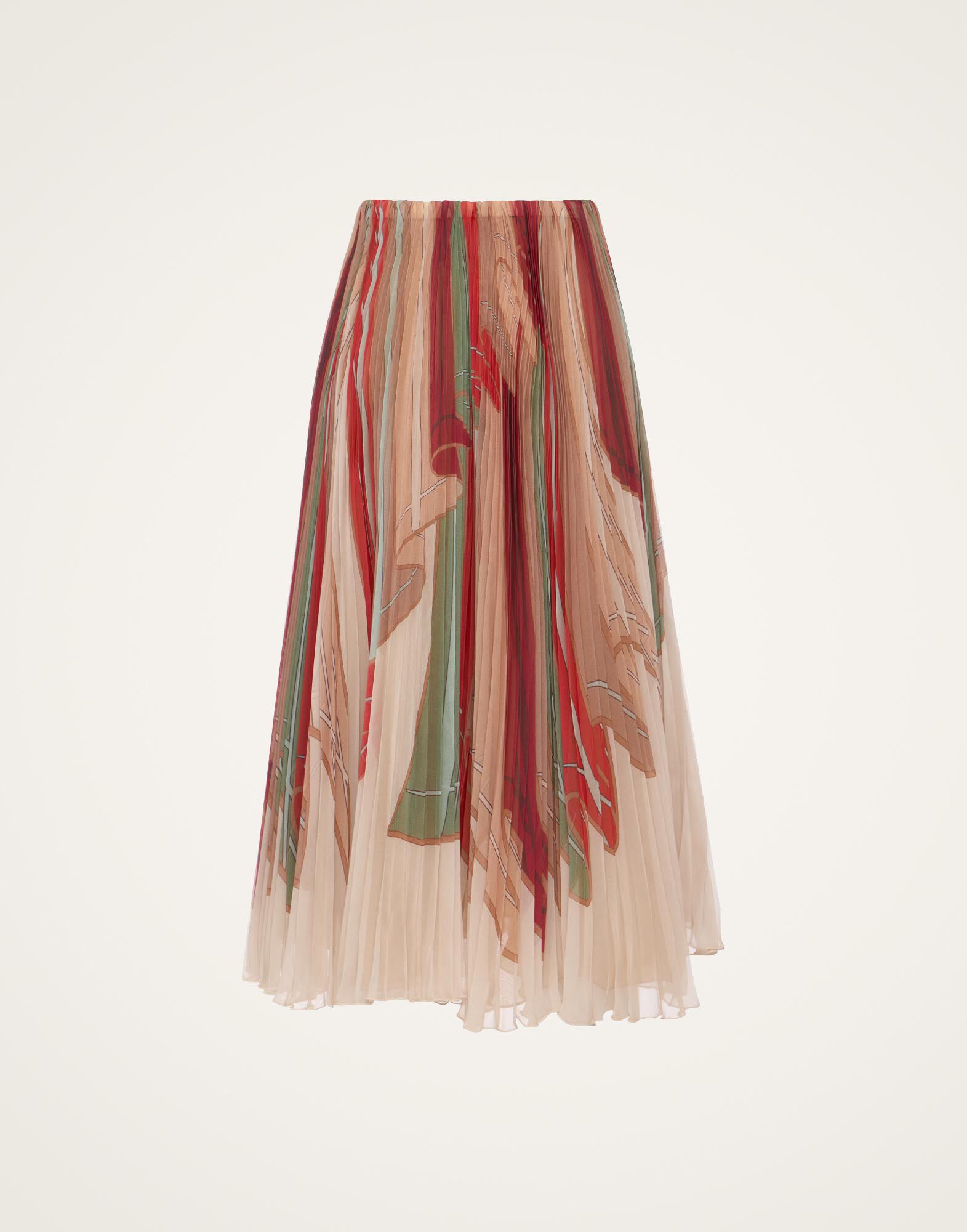 La DoubleJ Supremes Skirt Twist Plac&eacute;e Multicolor SKI0074CHF004TWI01MU01